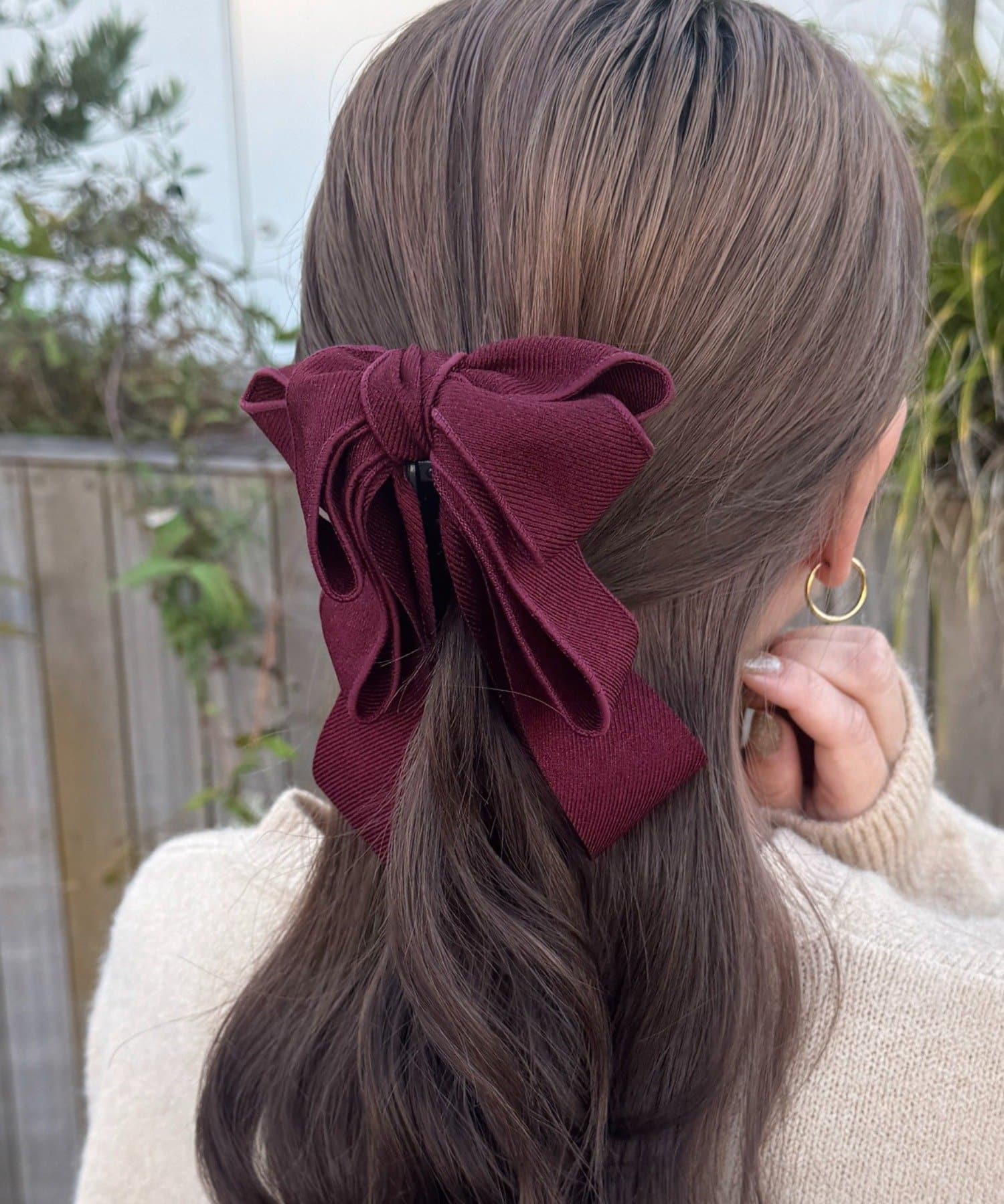 Lattice(ラティス) 【12/1 11:00~販売開始】パイピングリボンバナナクリップ