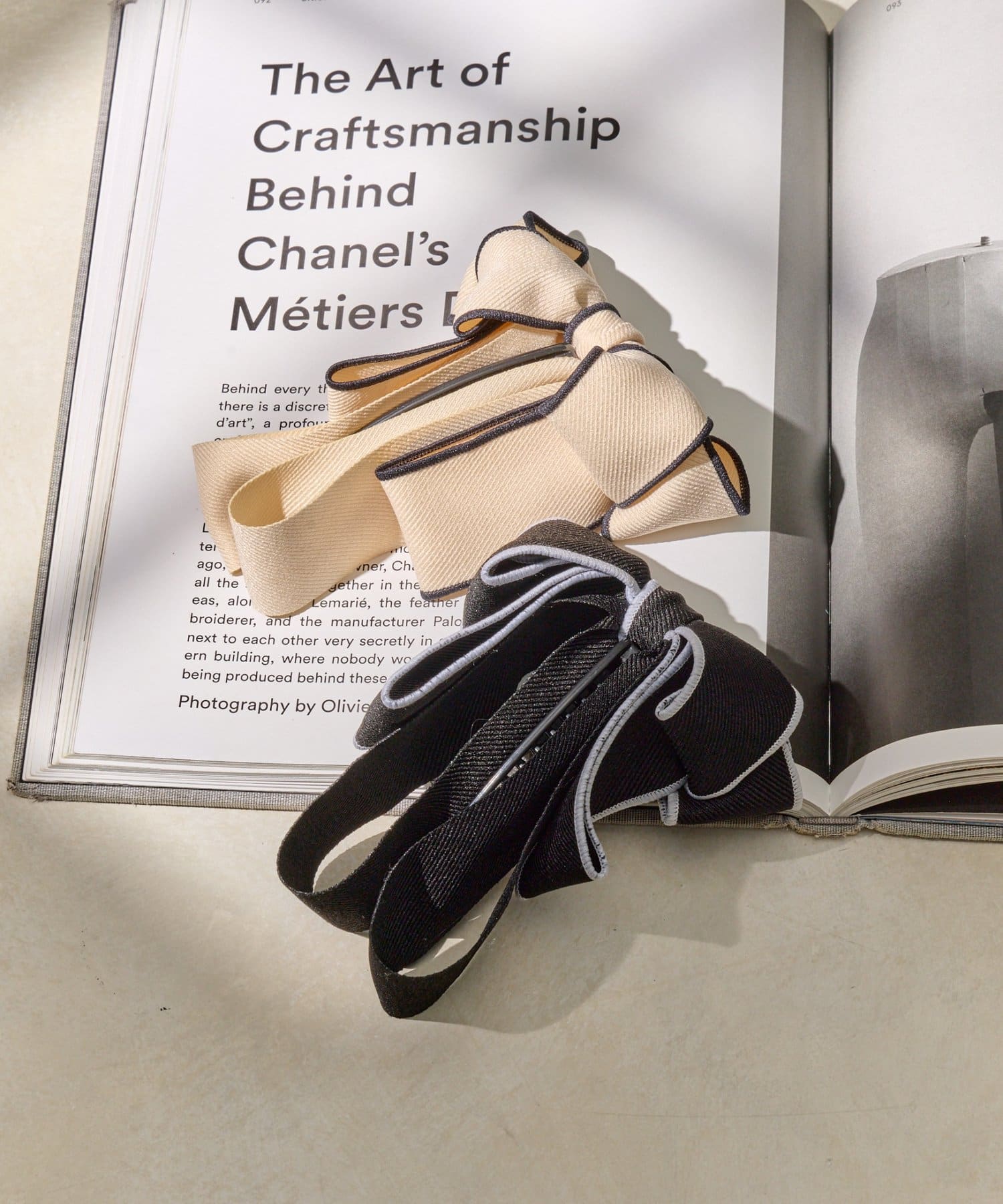 Lattice(ラティス) 【KEECO企画】【WEB限定/新色追加】パイピングリボンバナナクリップ