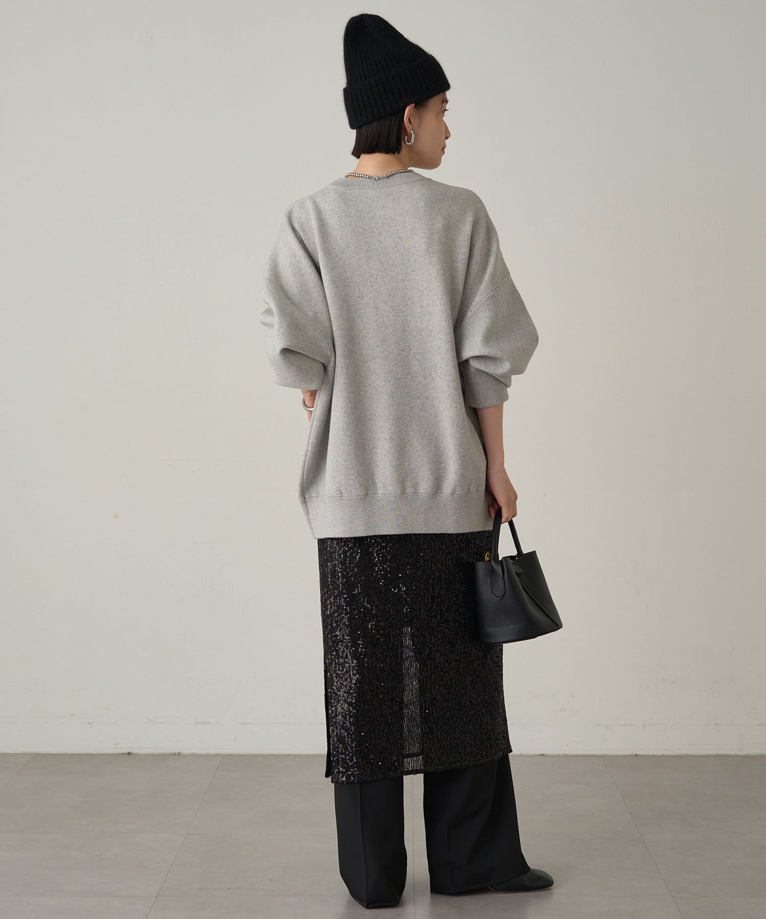 Loungedress】スパンコールスリットスカート | OUTLET
