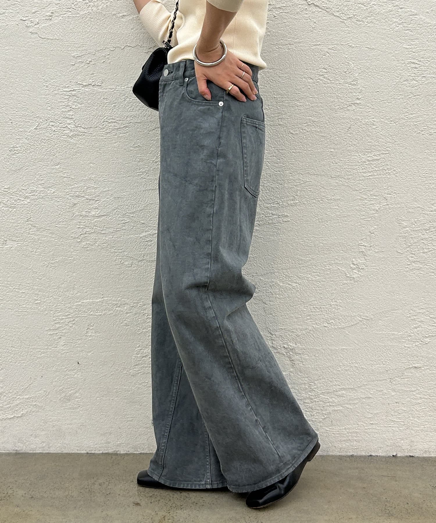 Loungedress】【ai no de】shibukawa フレアパンツ | OUTLET