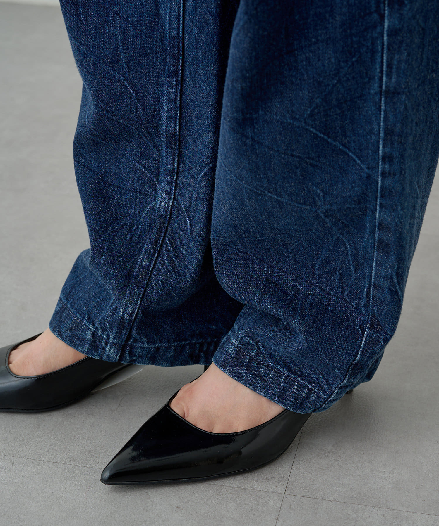 OUTLET(アウトレット) 【Loungedress】【ainode】mishimaタックテーパードパンツ