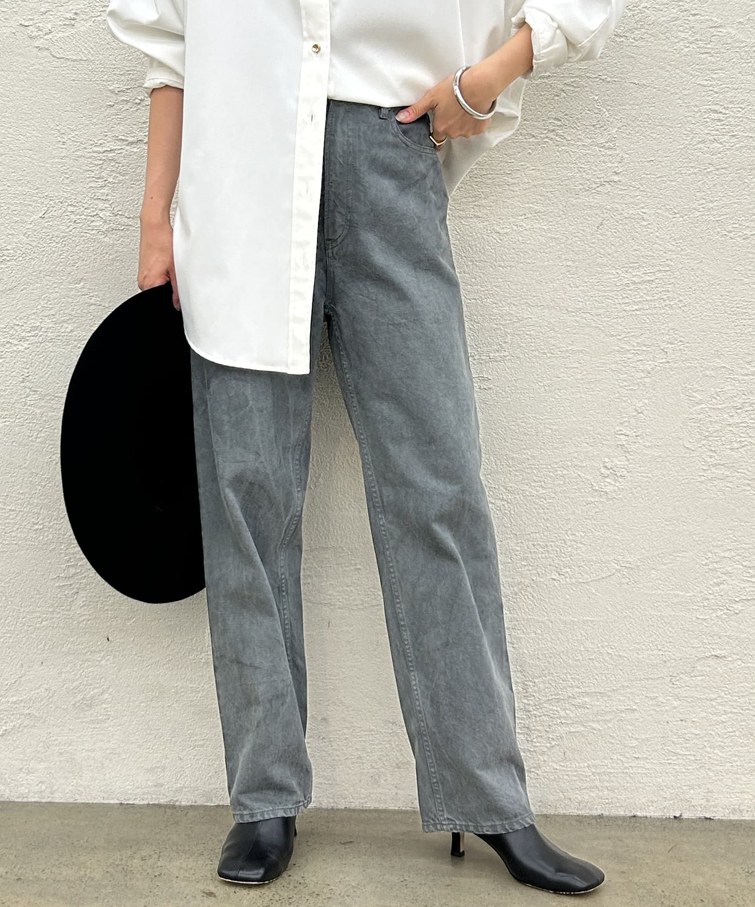 ai no de アイノデ ストレートデニムジャケット セットアップ ai