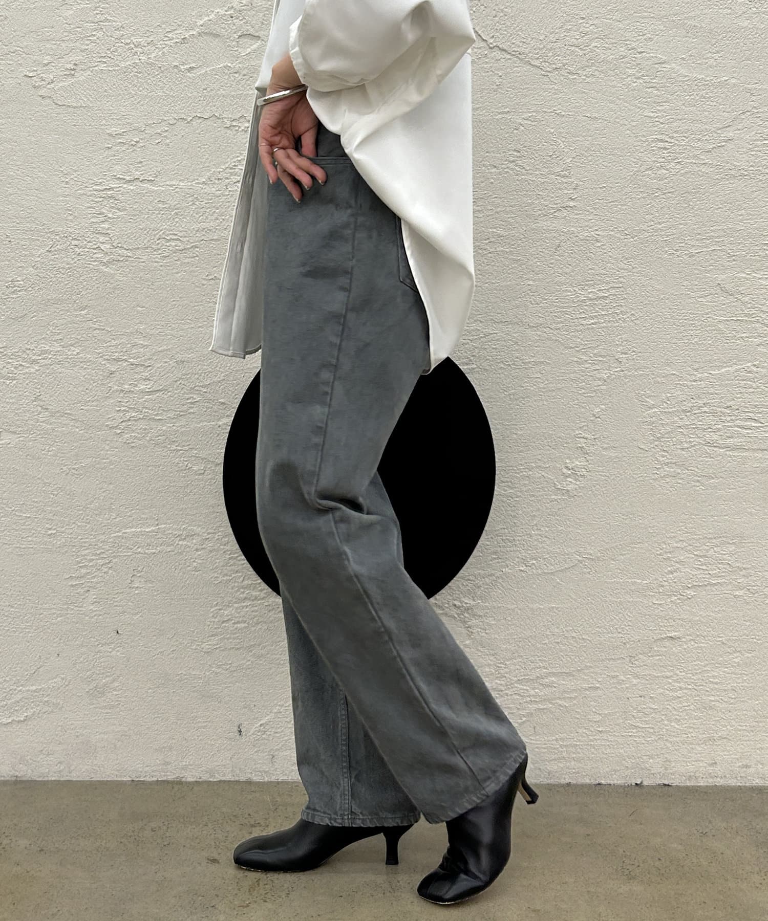 専用出品　DOUDOU【ai no de/アイノデ】straigt pants ai no de/アイノデ】straigt pants | DOUDOU(ドゥドゥ)レディース