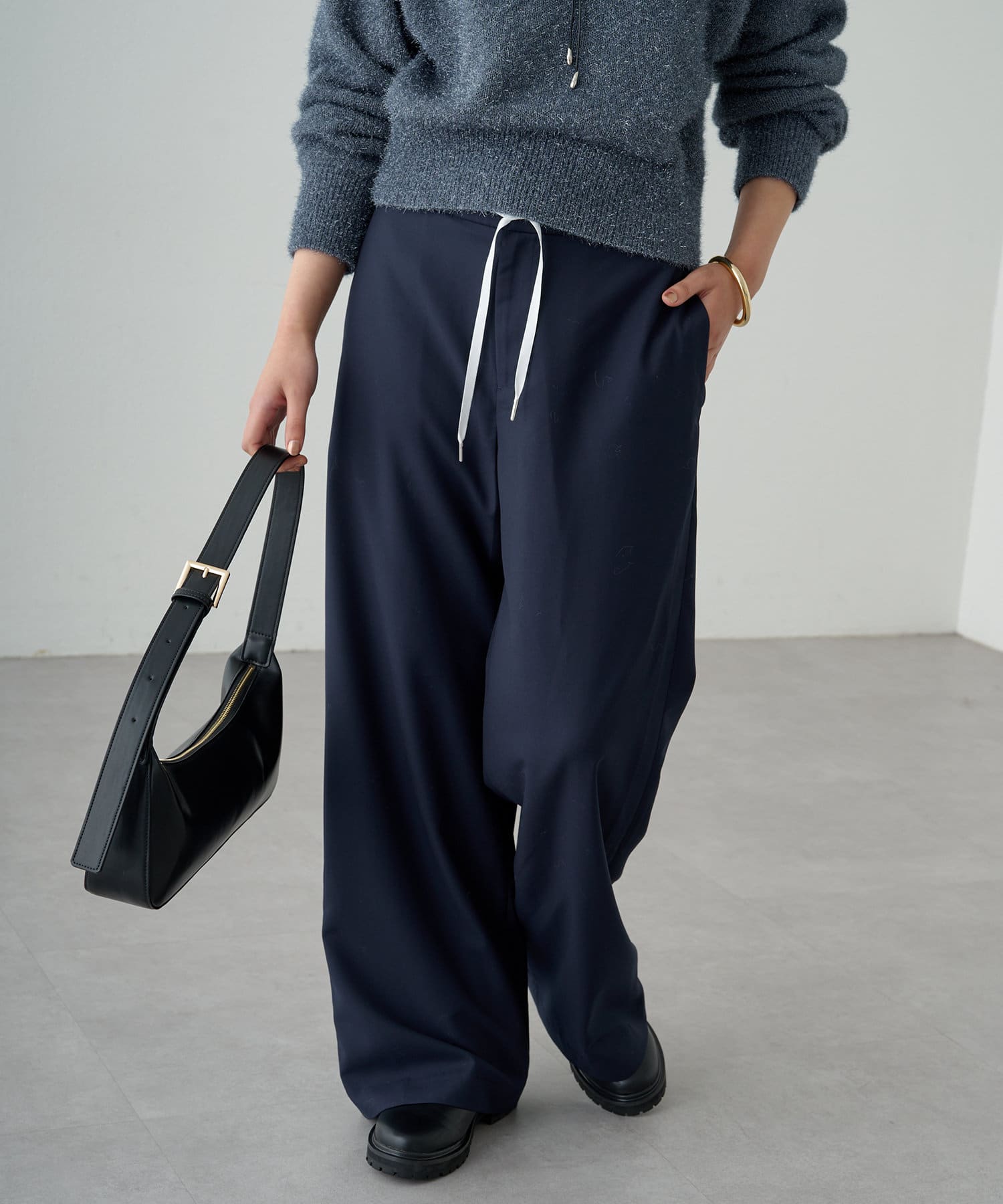 Loungedress】ダブルベルトパンツ | OUTLET(アウトレット)レディース