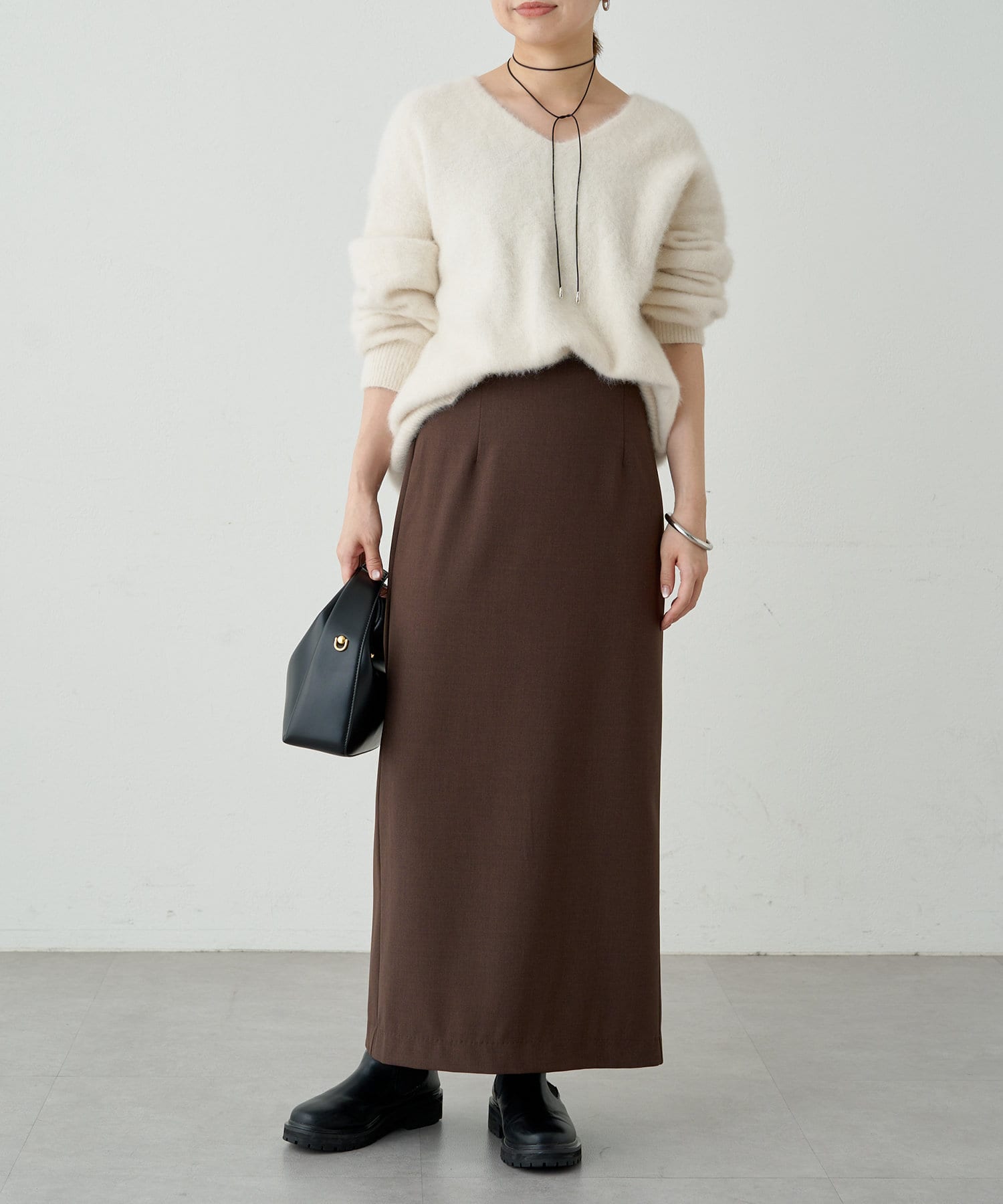 ラウンジドレス　ハイウエストタイトスカート Loungedress】ハイウエストタイトスカート | OUTLET