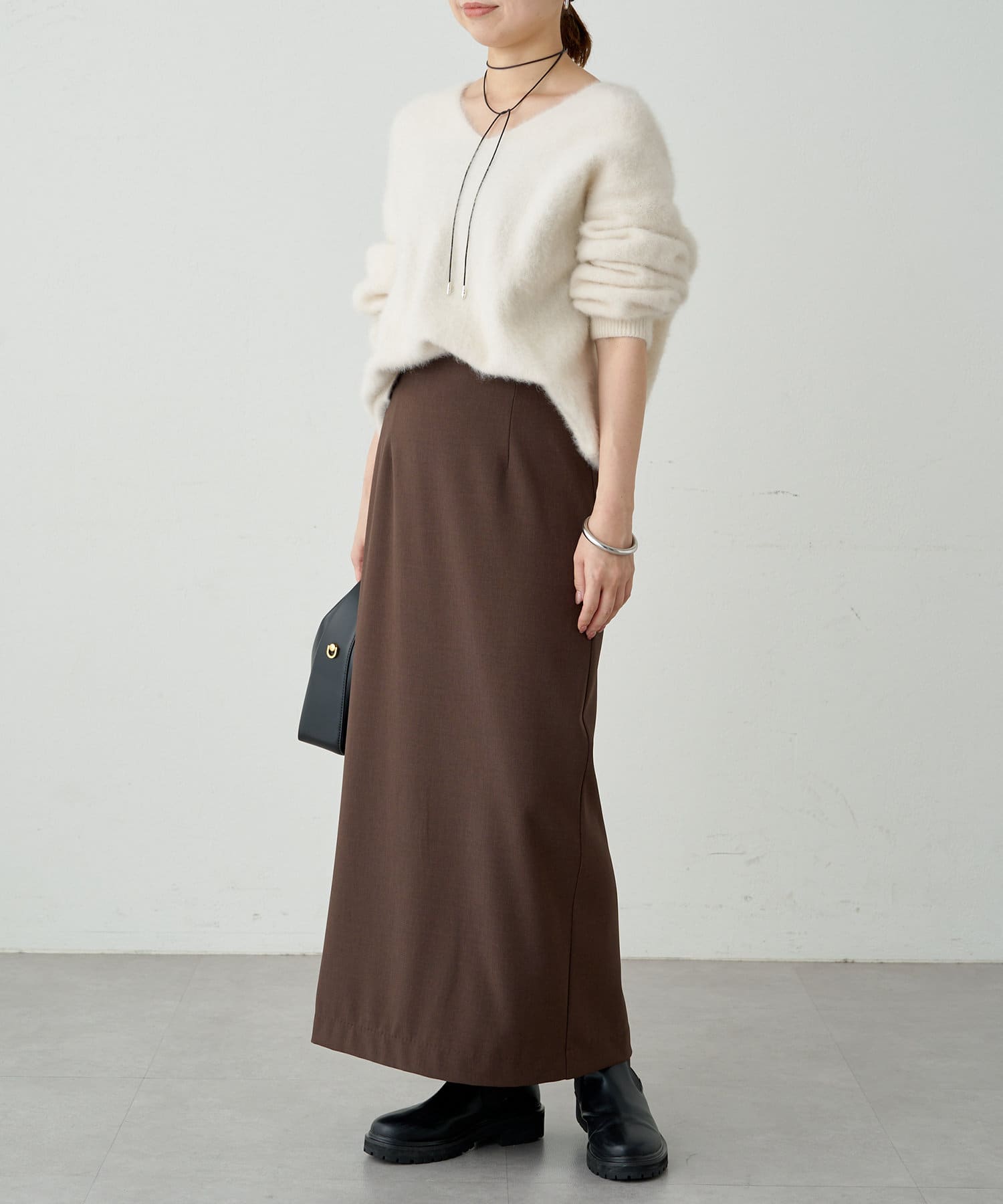 ラウンジドレス　ハイウエストタイトスカート Loungedress】ハイウエストタイトスカート | OUTLET
