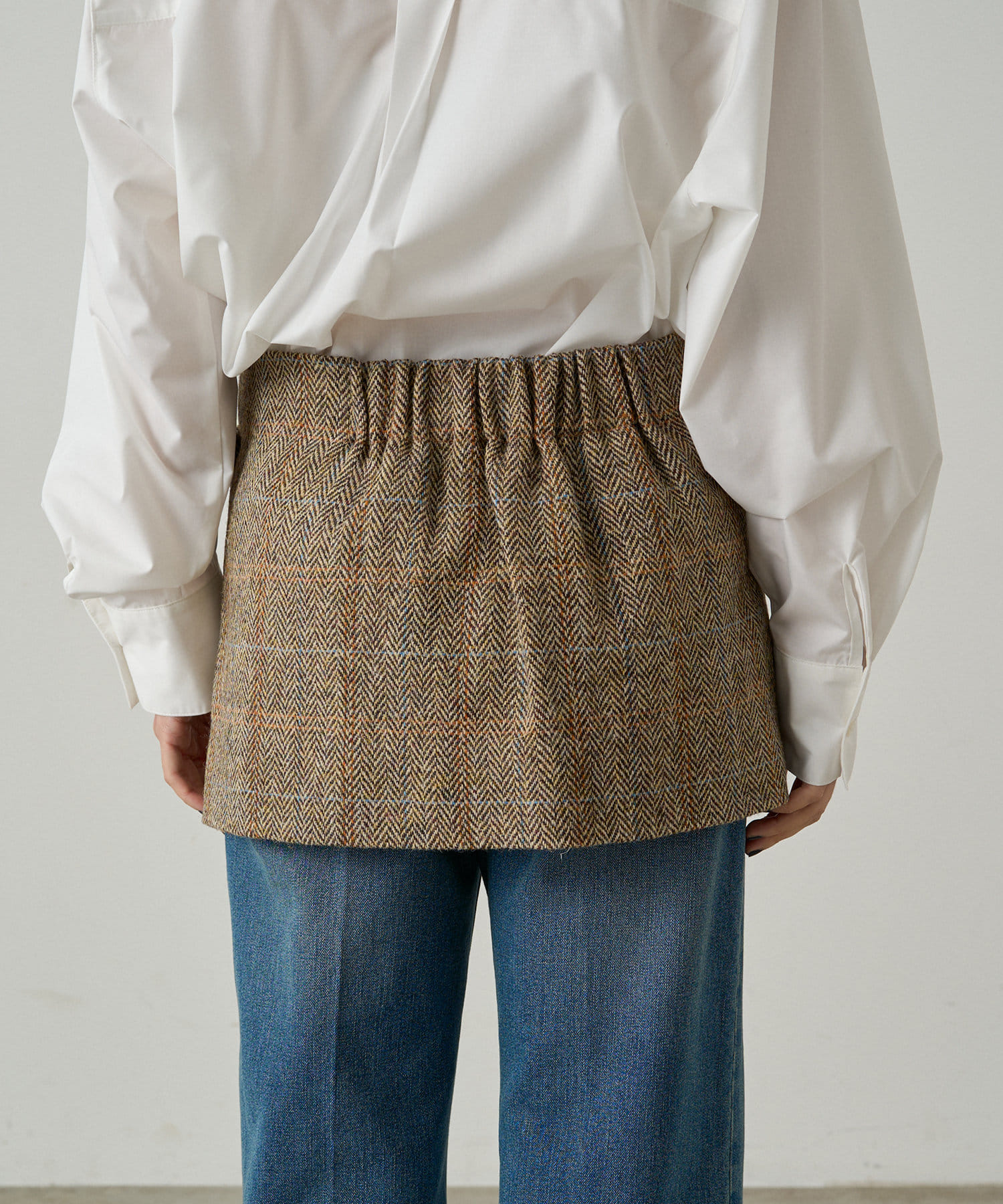 OUTLET(アウトレット) 【Loungedress】 wrapウールスカート