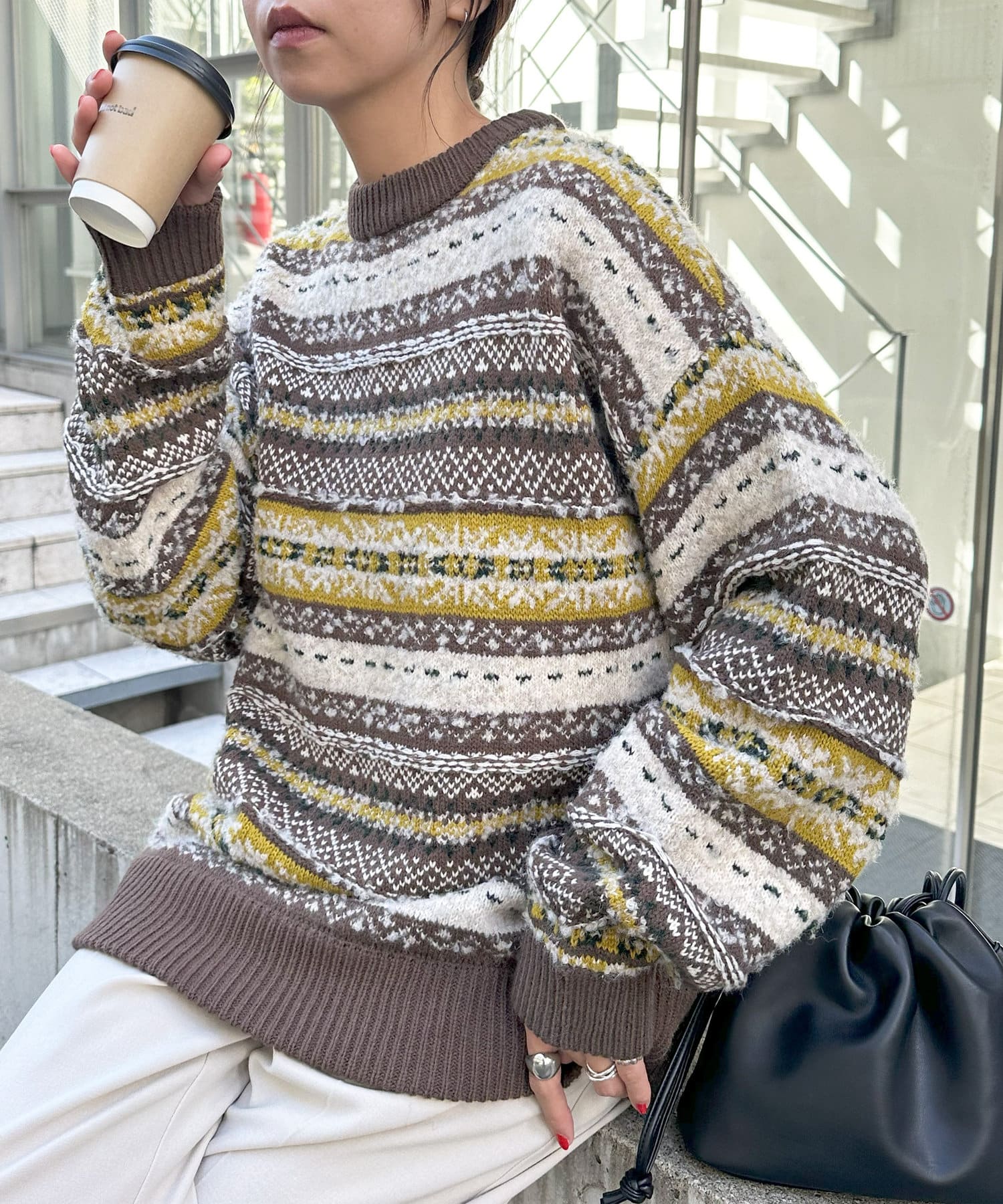 Discoat】フェアアイル柄ニット | OUTLET(アウトレット)レディース