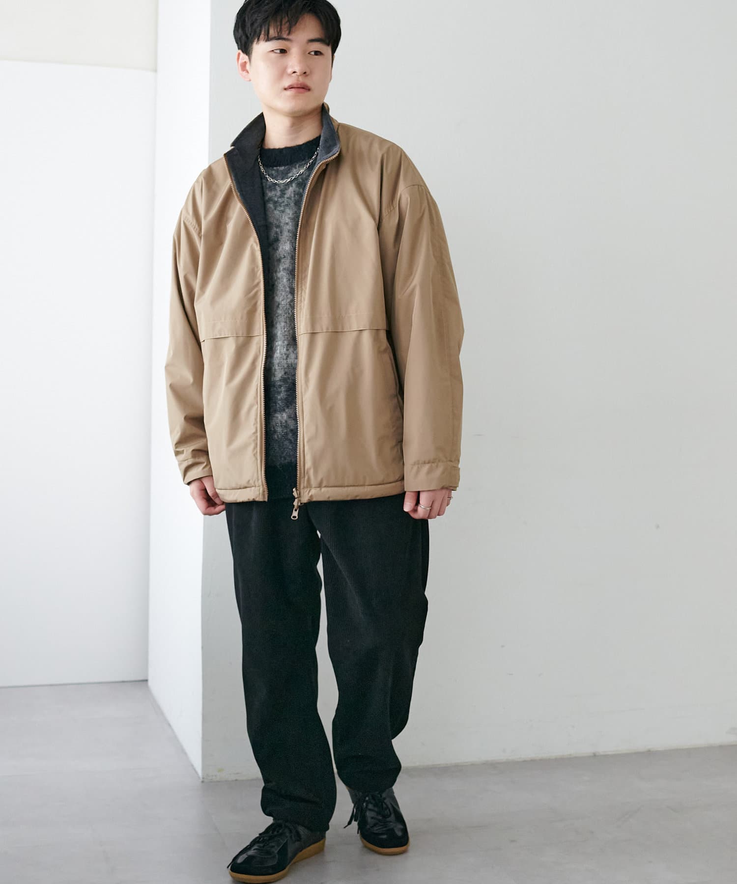 Discoat】オールウェザーライトフリースリバーシブルブルゾン | OUTLET