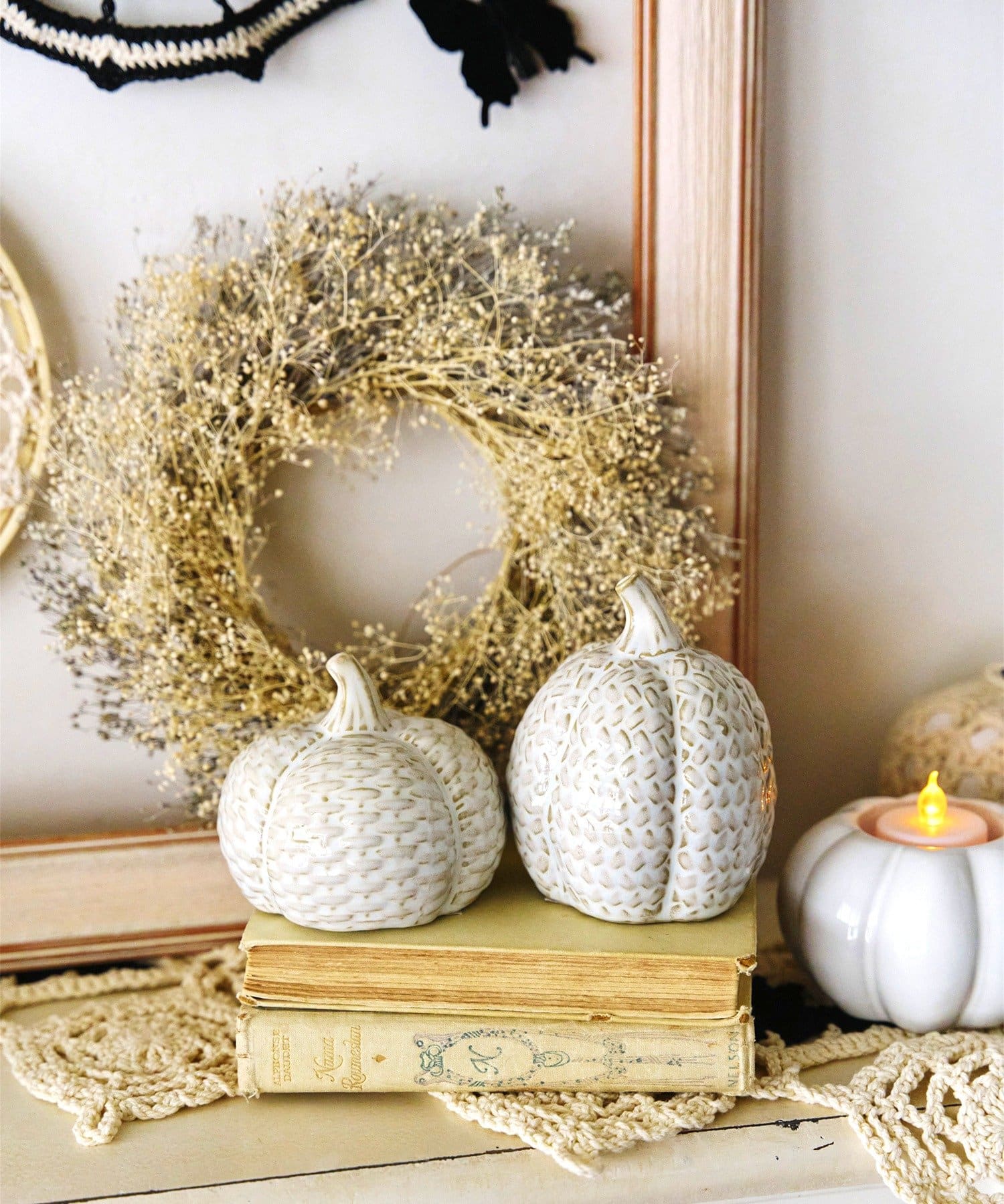 salut!(サリュ) ニットデザインかぼちゃのっぽ／Crochet Halloween