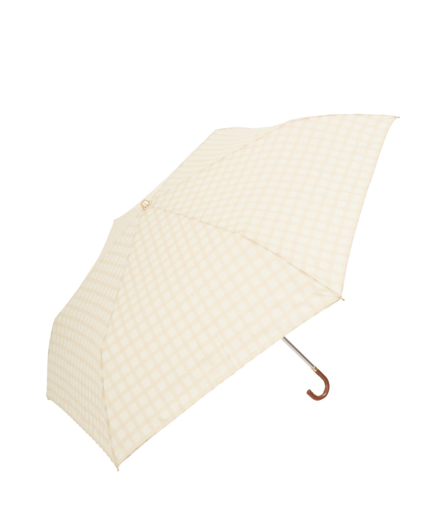 salut!(サリュ) 雨晴兼用雨傘折チェック
