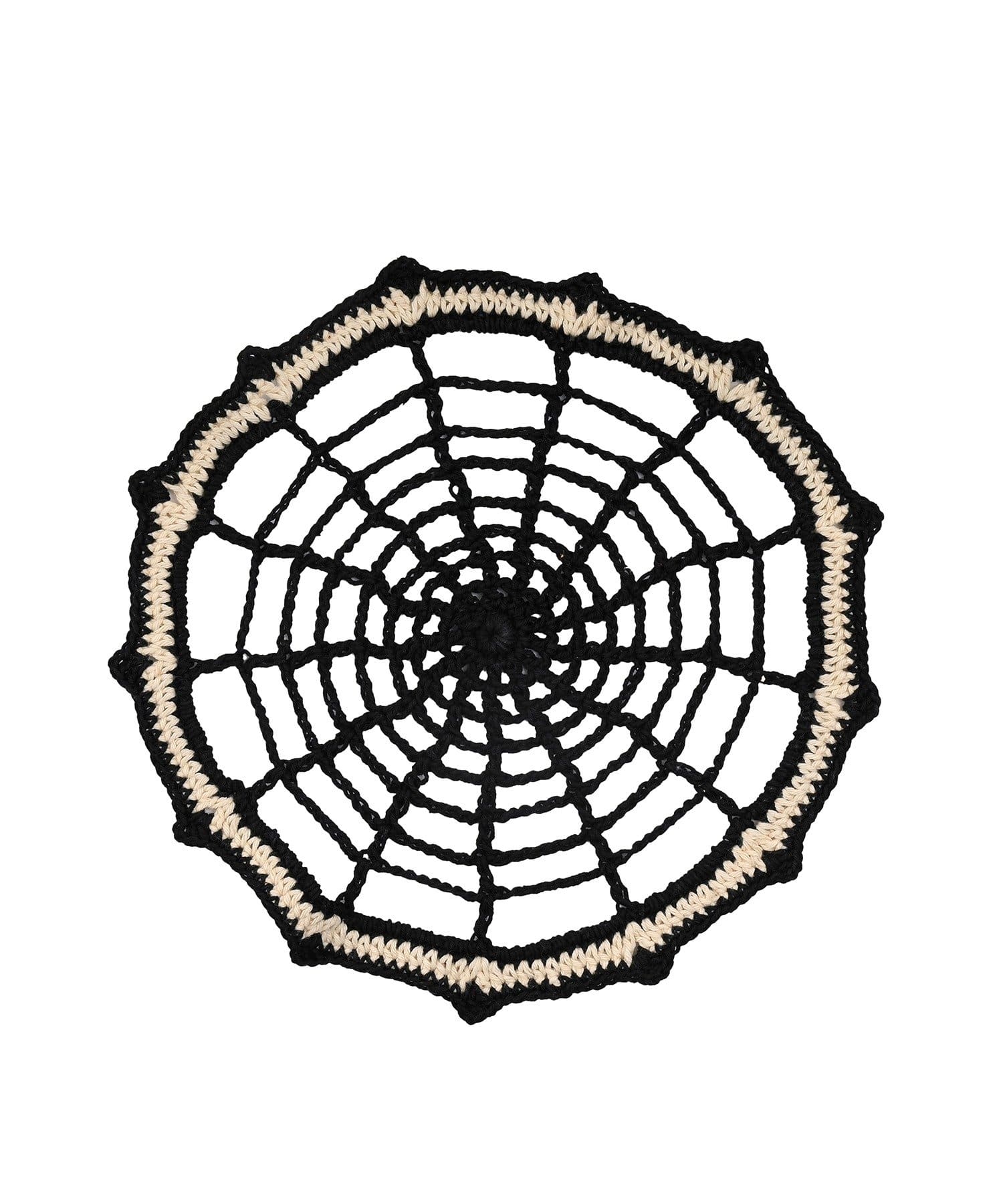 salut!(サリュ) クロッシェ蜘蛛の巣ドイリー／Crochet Halloween