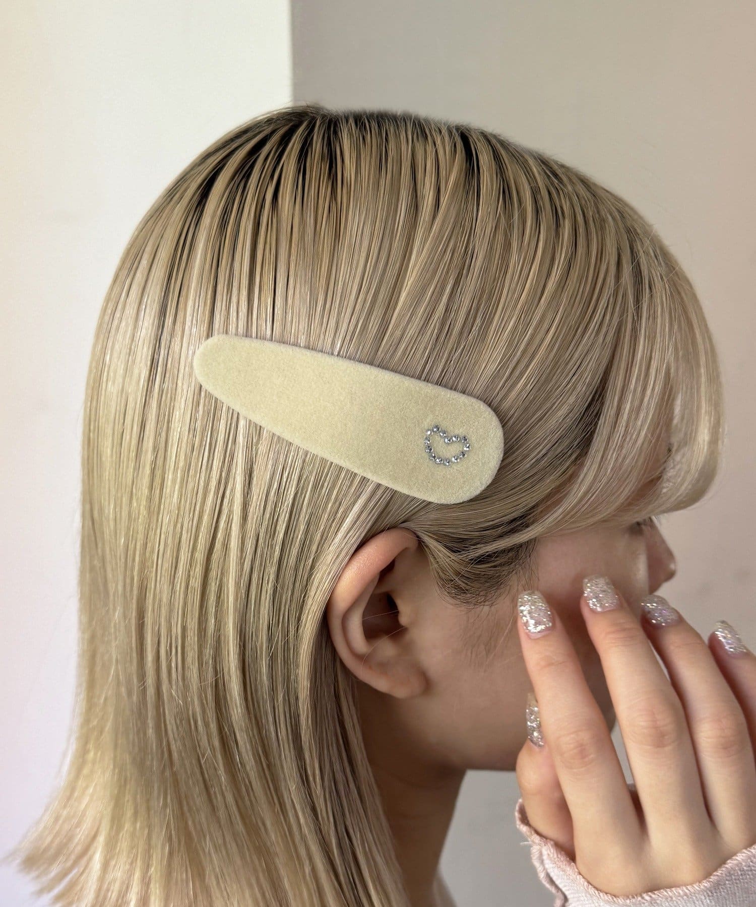 新作♡ リバティ　ハートのパッチンピン ハートリバティ୨୧パッチンピンセット ベビー服