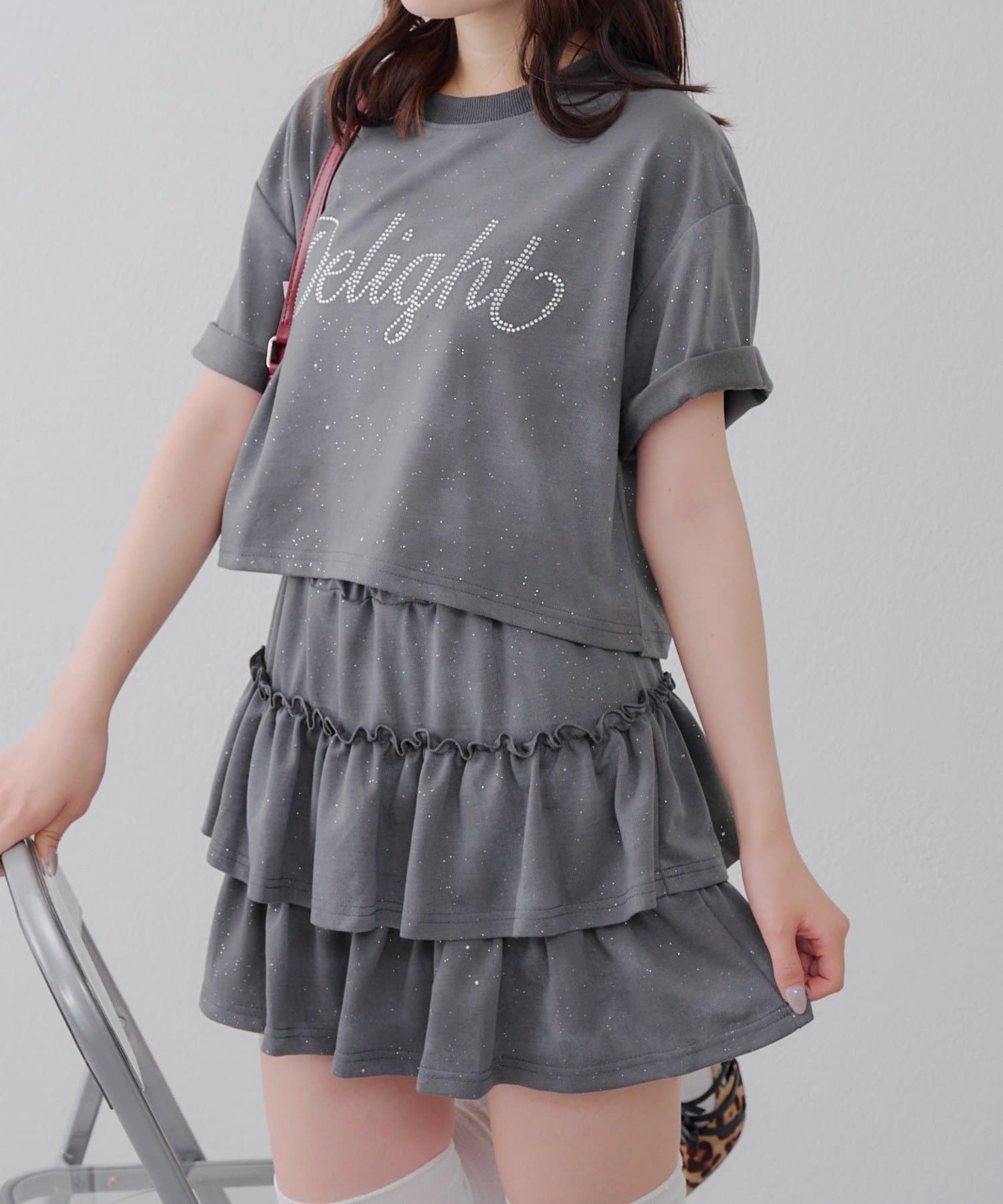 NICE CLAUP / OLIVE des OLIVE OUTLET(ナイスクラップ  / オリーブ デ オリーブ アウトレット) 秋カラーが目を引く！【RMAF】キラキラＴシャツセット