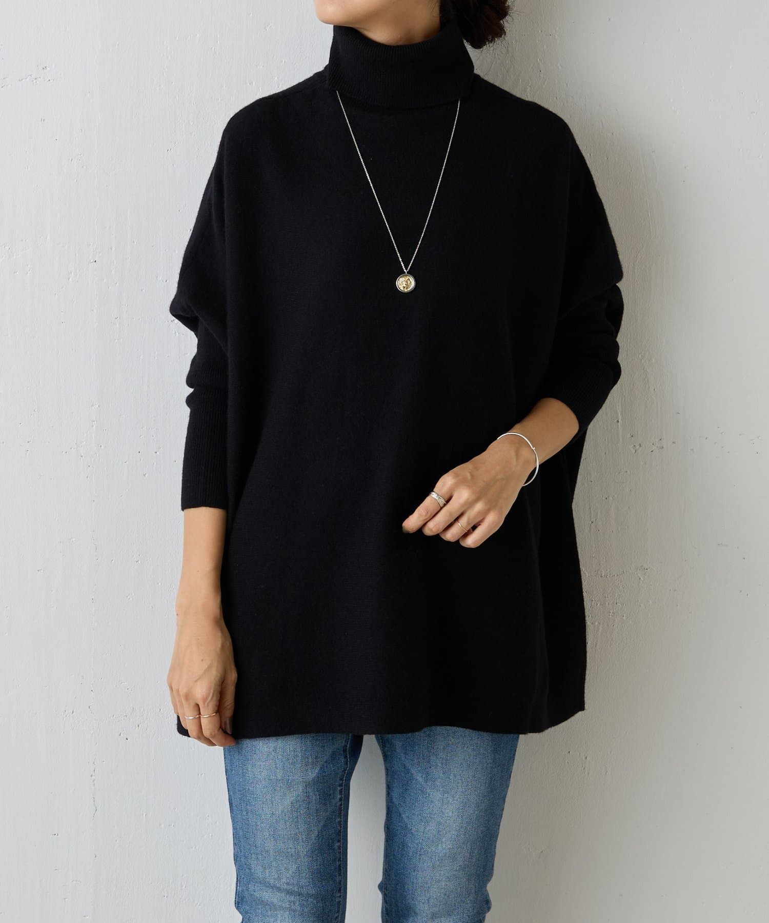 ビアズリー BEARDSLEY ガリャルダガランテ 24AW ビッグニットタートルネック セーター ウール F 深緑 /MI ■OS レディース BEARDSLEY - ビアズリー ガリャルダガランテ 24AW ビッグニット