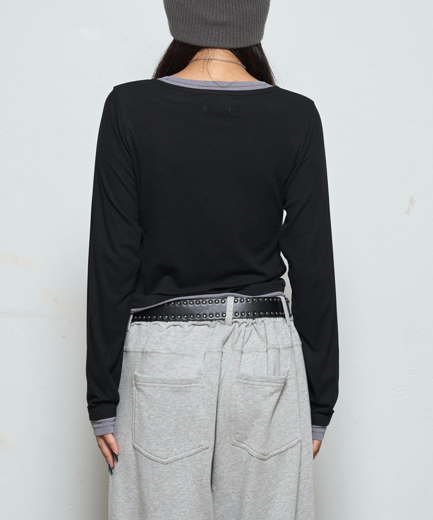 WHO’S WHO gallery(フーズフーギャラリー) レイヤードヘンリートップス