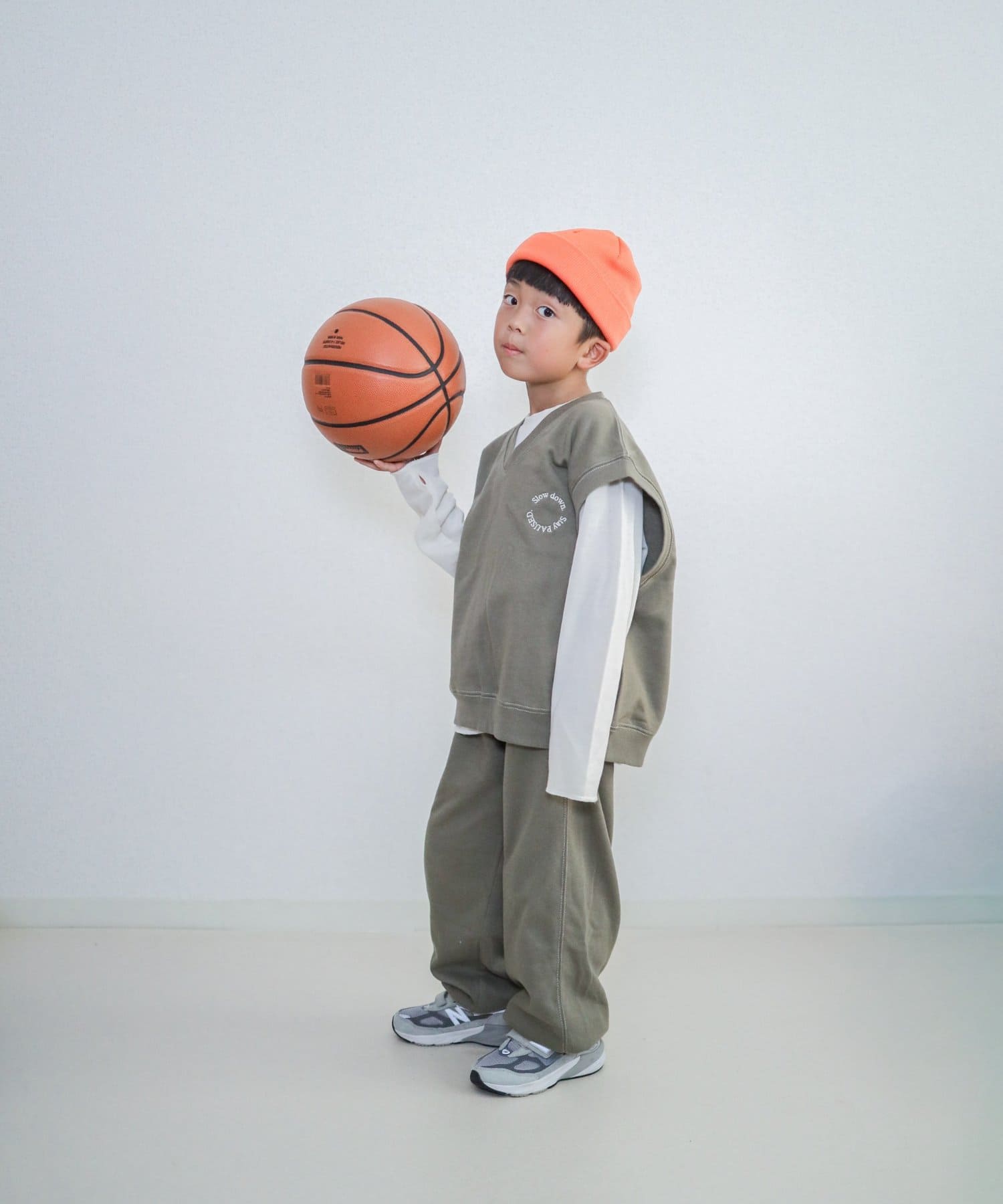 ✴︎男の子セット✴︎ WEB限定】【KIDS】ワンポイント刺繍裏毛セットアップ