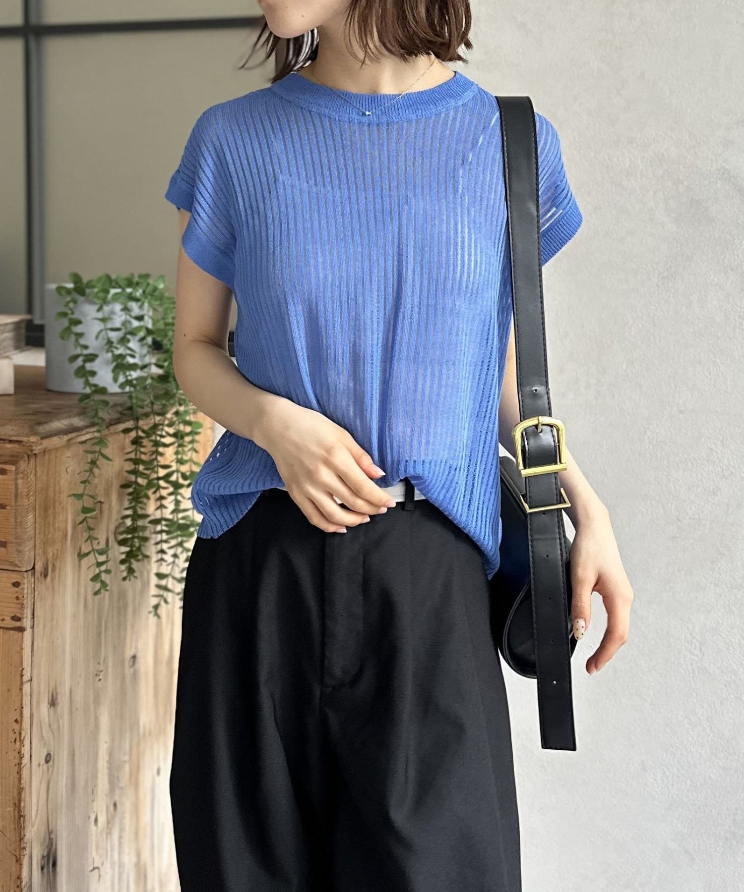 LOCUST(ローカスト) 【WEB限定】フレンチスリーブニット