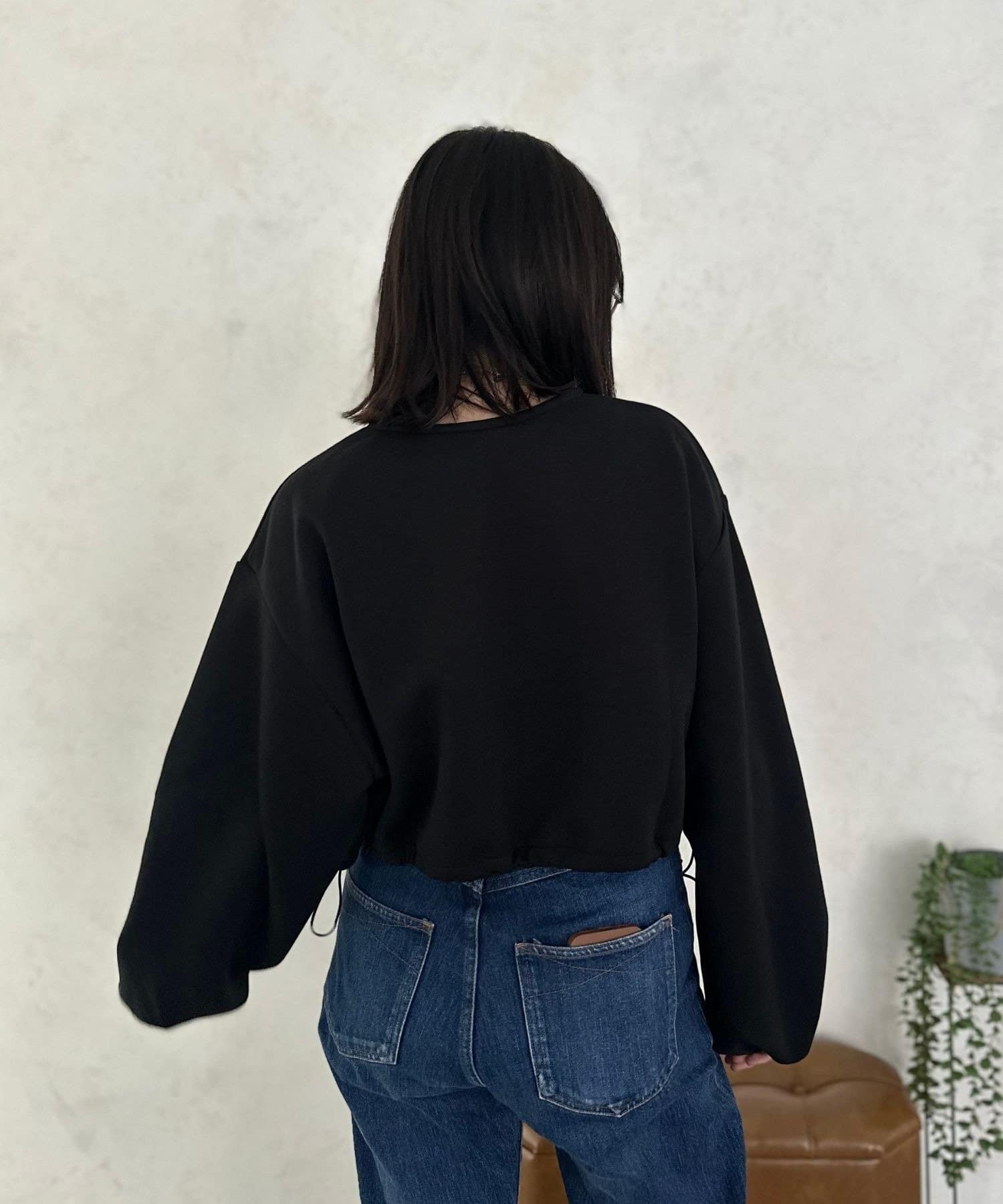 LOCUST(ローカスト) 【セットアップ対応可・皺になりにくい】裾ドロストプルオーバー