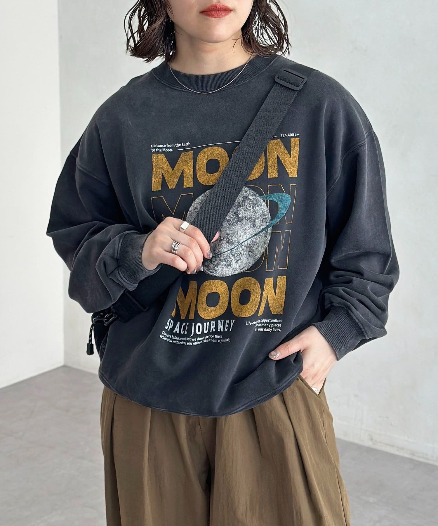 CPCM(シーピーシーエム) パウダー加工ヴィンテージライクスウェット