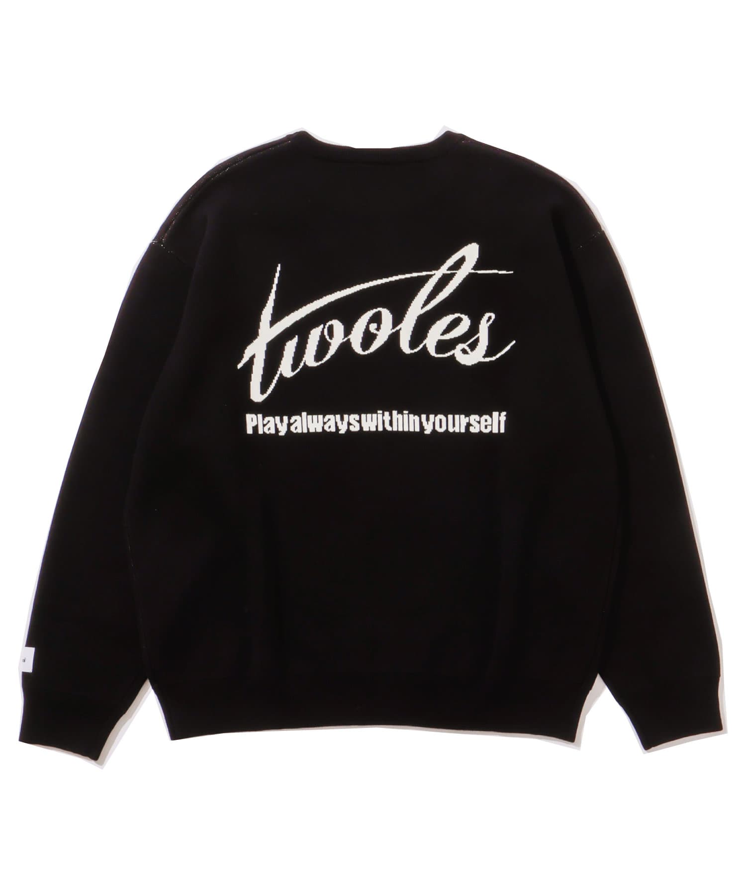 OUTLET(アウトレット) 【twoles】ジャガードロゴニット