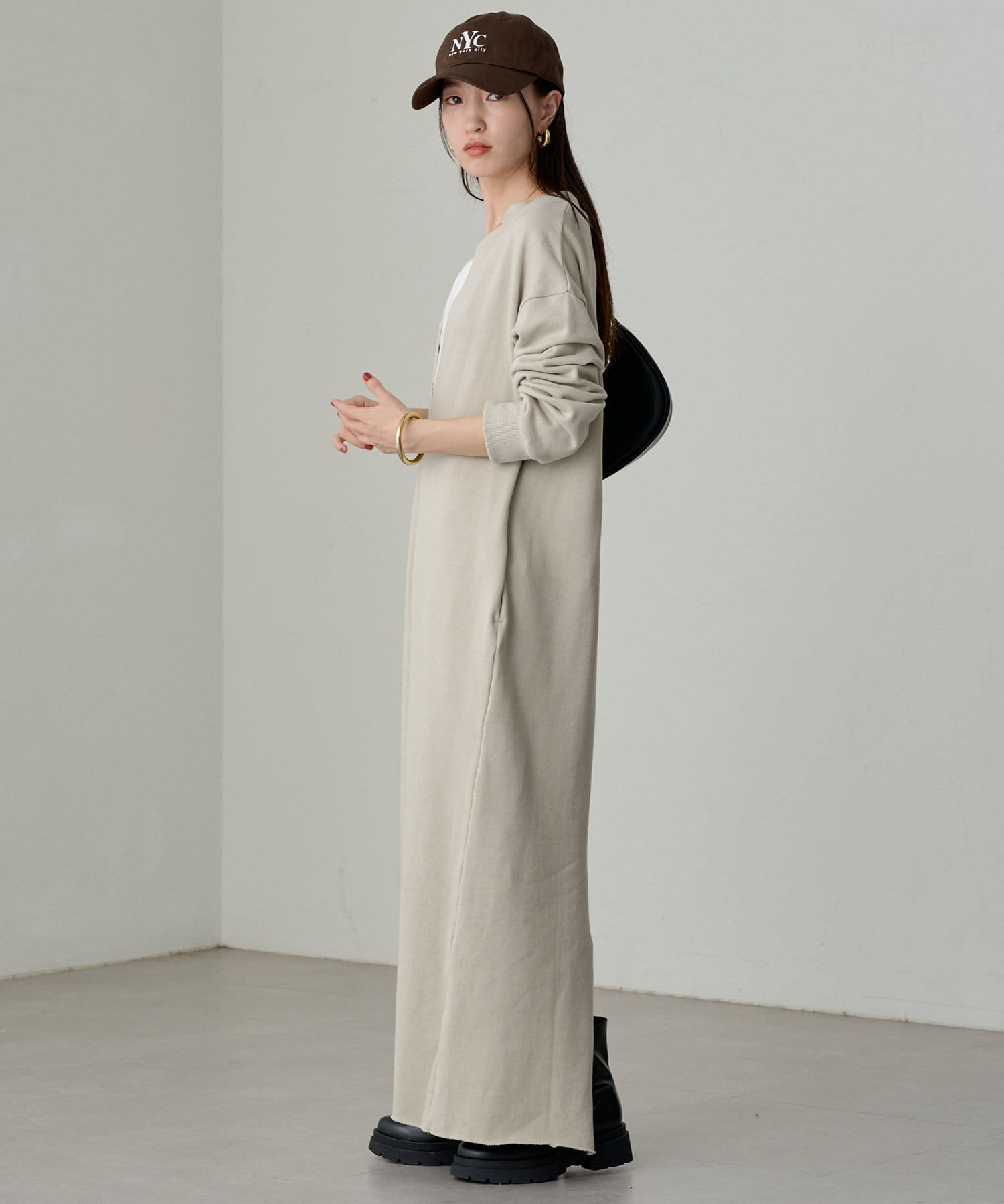 Loungedress】裏毛スキッパーワンピース | OUTLET(アウトレット