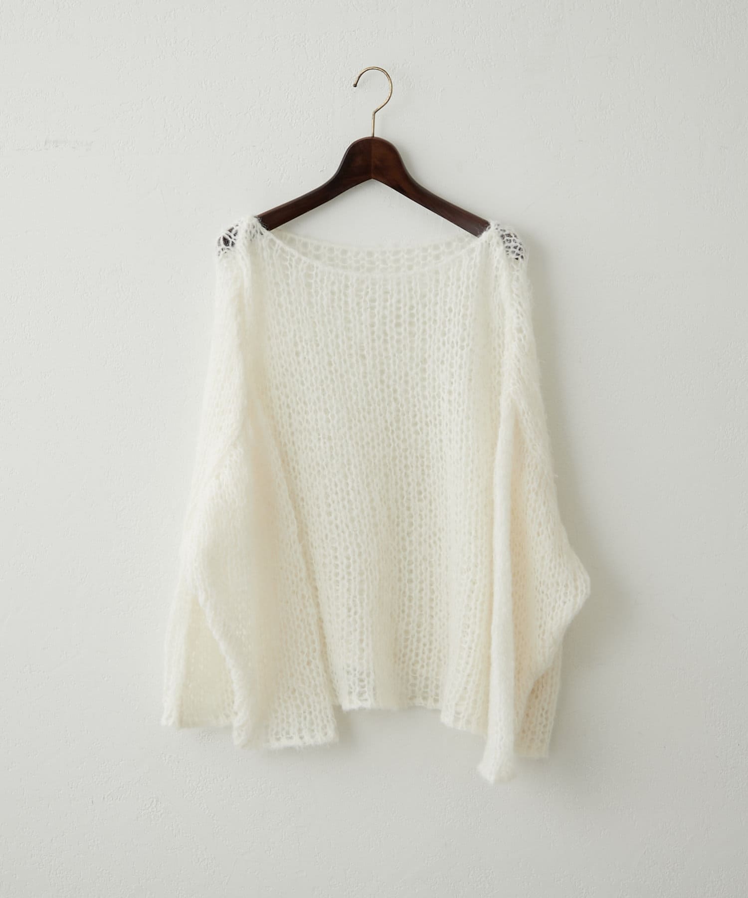 OUTLET(アウトレット) 【earthy_】シアーハンドライクオーバーニット