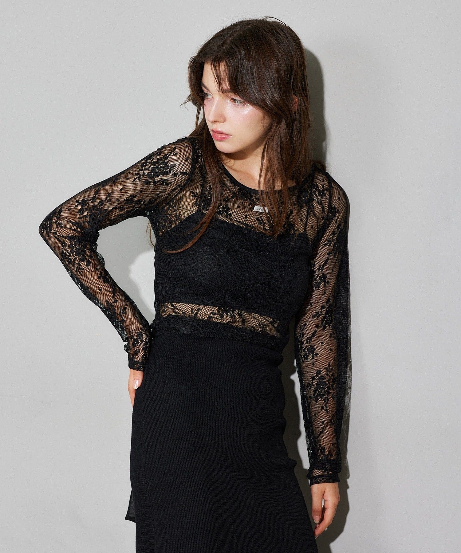 tシャツ 「Seemi.」レーストップス レディース Seemi.】レーストップス | Seemi.by NICE CLAUP(シーミーバイ