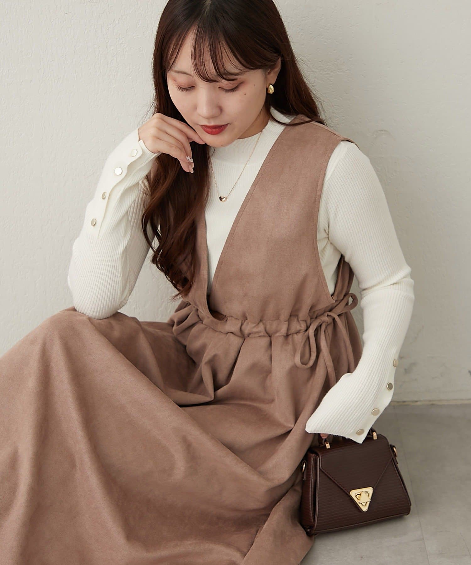 ギャザー切替ワンピース | Remind me and forever(リマインドミー