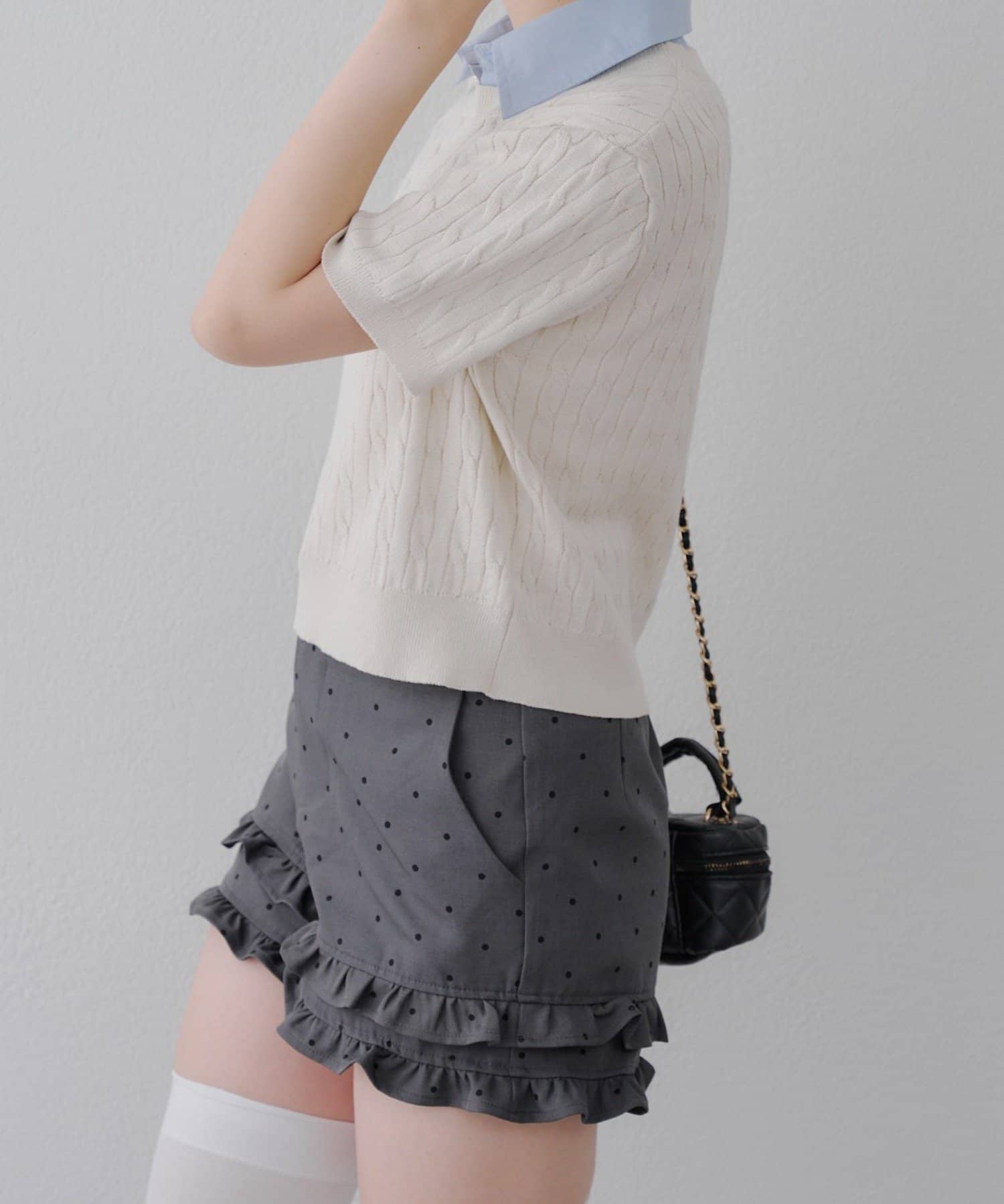 NICE CLAUP / OLIVE des OLIVE OUTLET(ナイスクラップ  / オリーブ デ オリーブ アウトレット) 【RMAF】2段フリルスカパン