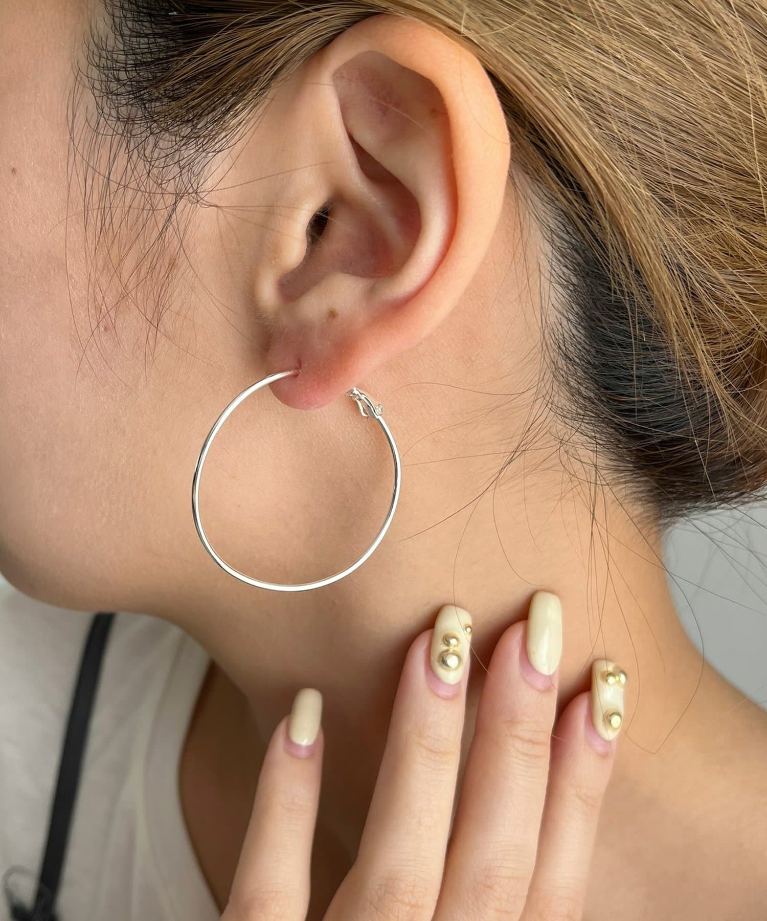 CAPRICIEUX LE'MAGE(カプリシュレマージュ) 〈GOLDY/ゴールディ〉2WAYスワールピアス