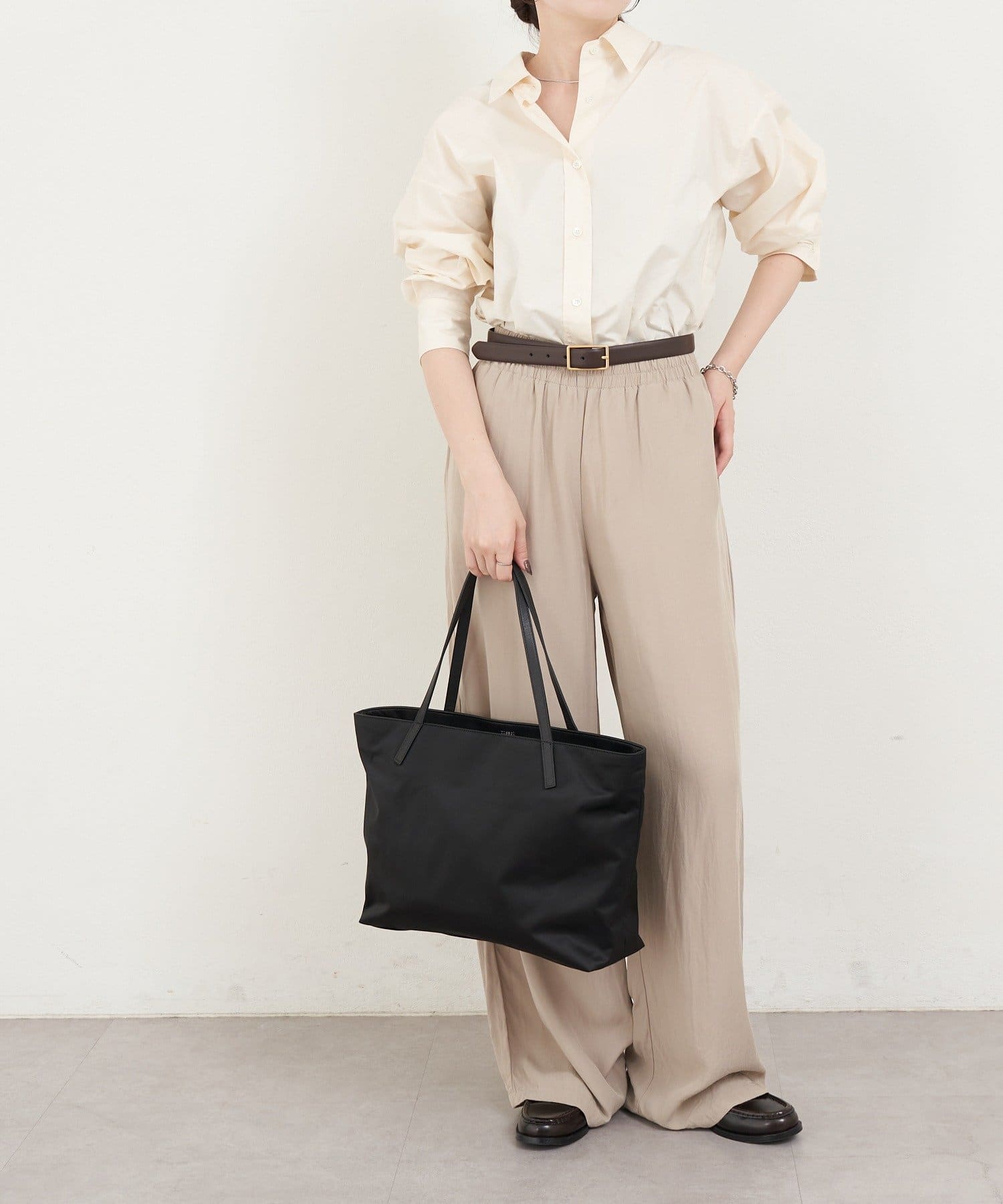 russet(ラシット) 《ファスナーポケット付きショルダーベルト》2WAYトートバッグ