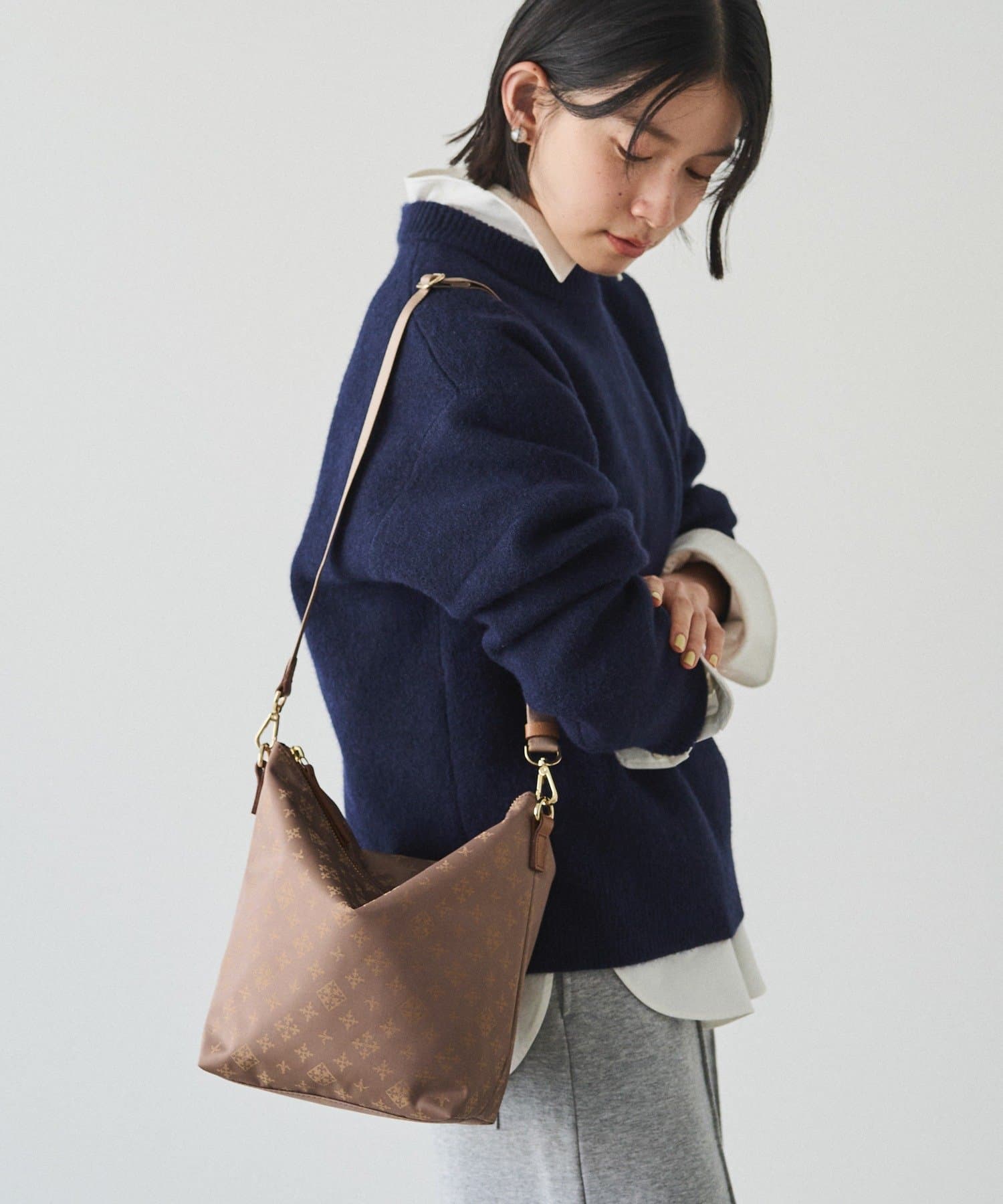 russet(ラシット) ナイロンジャガード2WAYミニショルダーバッグ