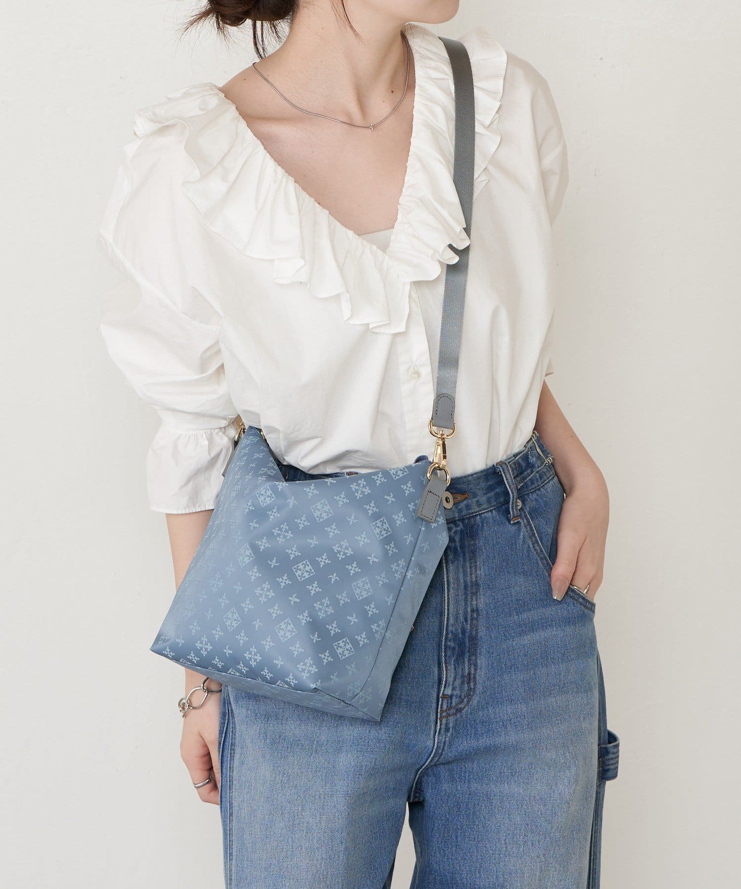 russet(ラシット) ナイロンジャガード2WAYミニショルダーバッグ