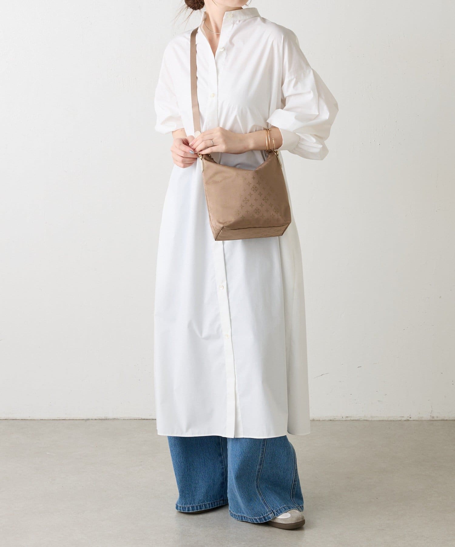 russet(ラシット) 《撥水/軽量/290g》スタンダードミニショルダーバッグ <ナイロンジャガード>
