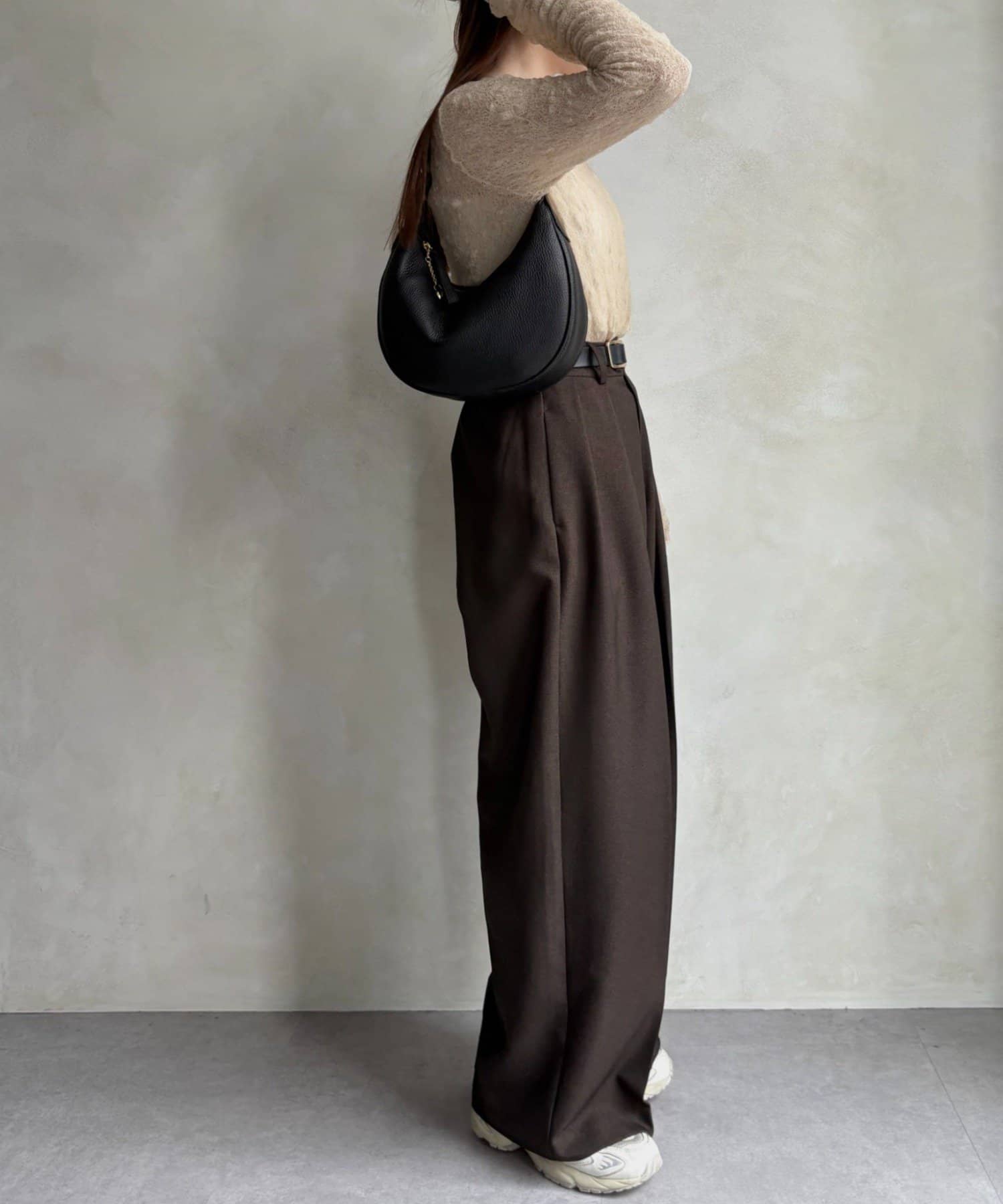 gemeil(ジェムイル) ハーフムーンバッグ（CE-1600）