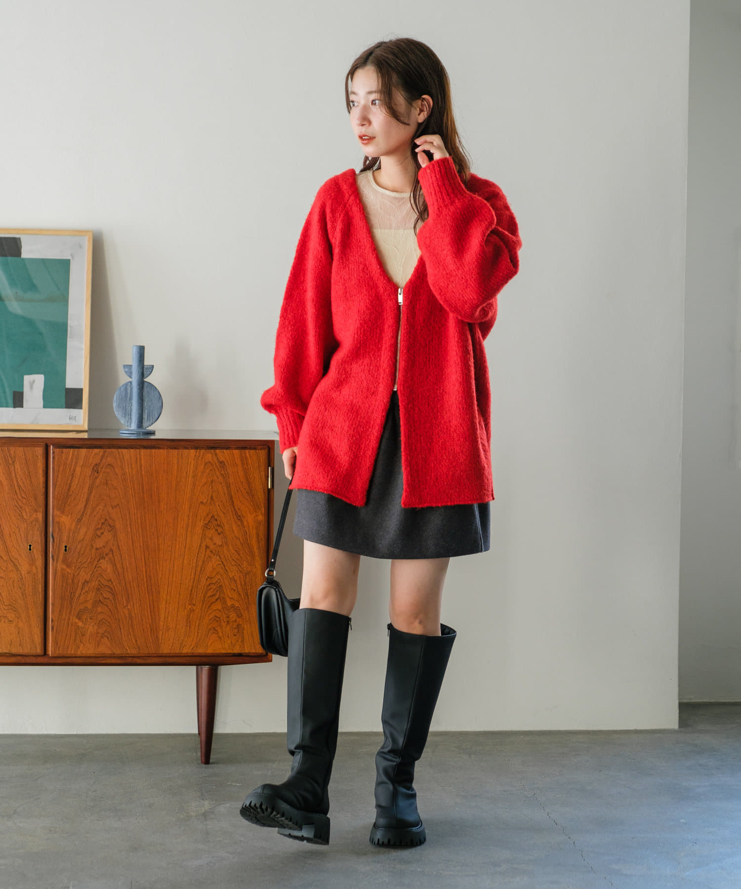 OUTLET(アウトレット) 【Kastane】パイピングミニスカート