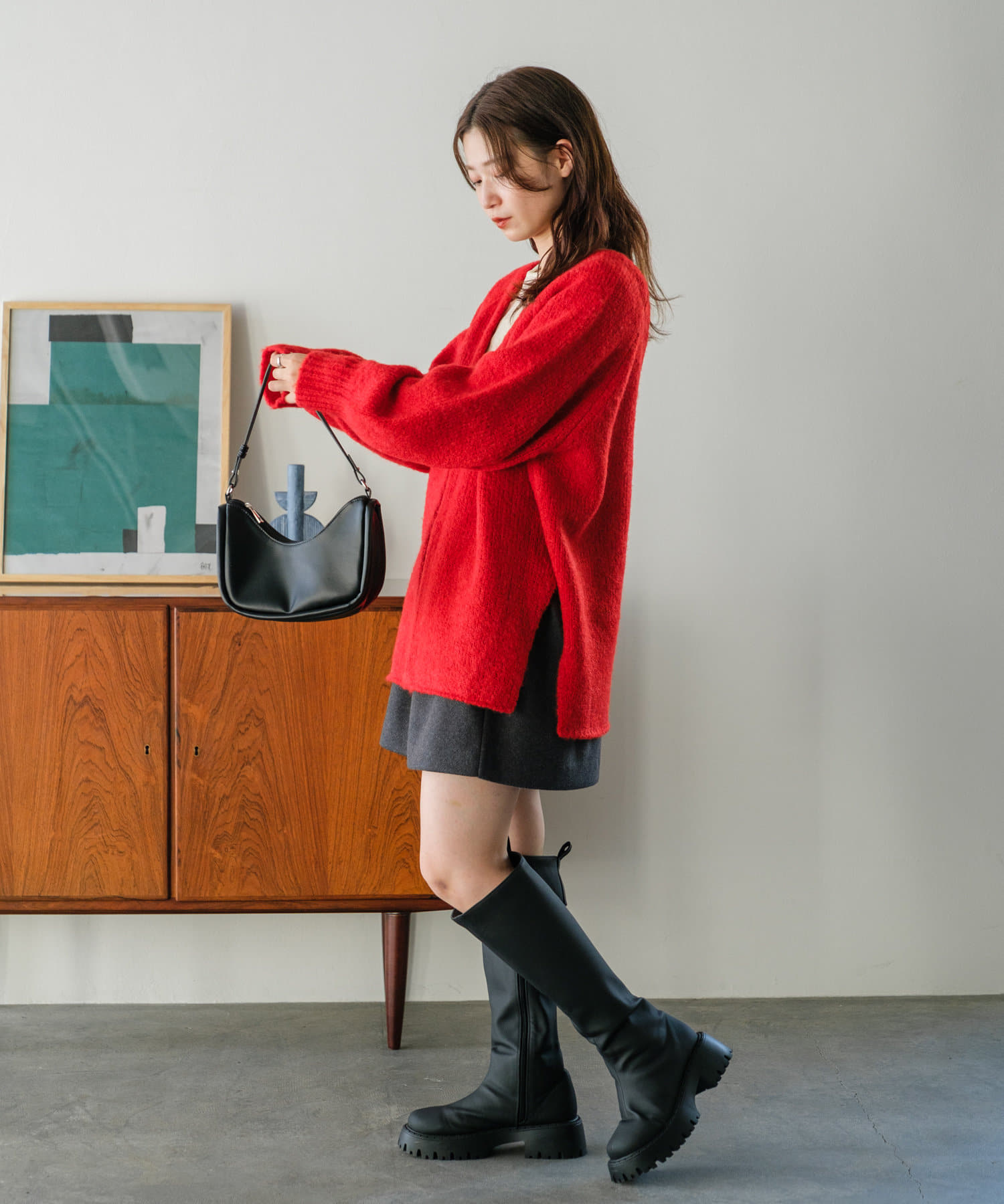 OUTLET(アウトレット) 【Kastane】パイピングミニスカート