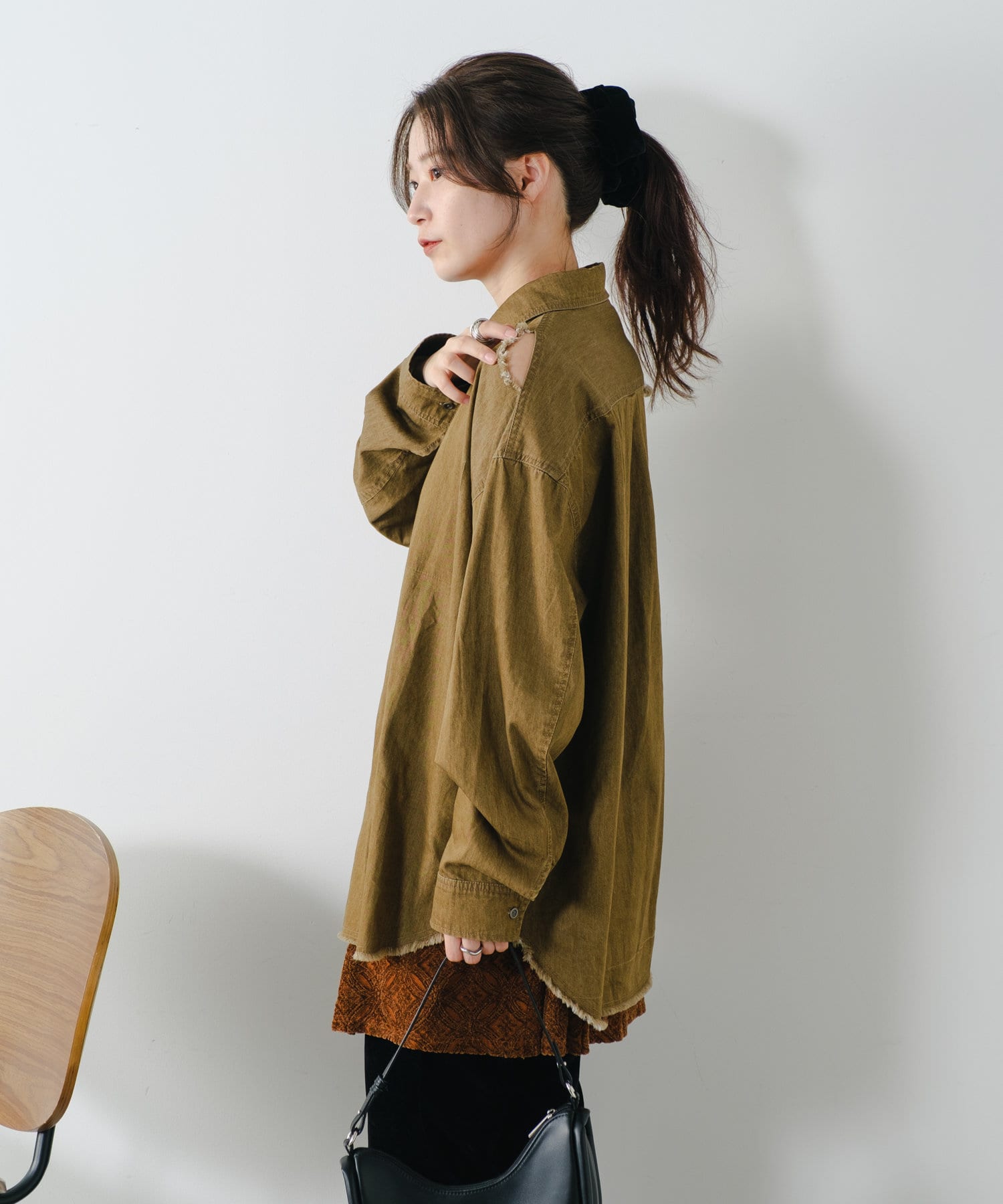 ビッグデニムシャツ　Kastane Kastane】ビッグデニムシャツ | OUTLET(アウトレット)レディース