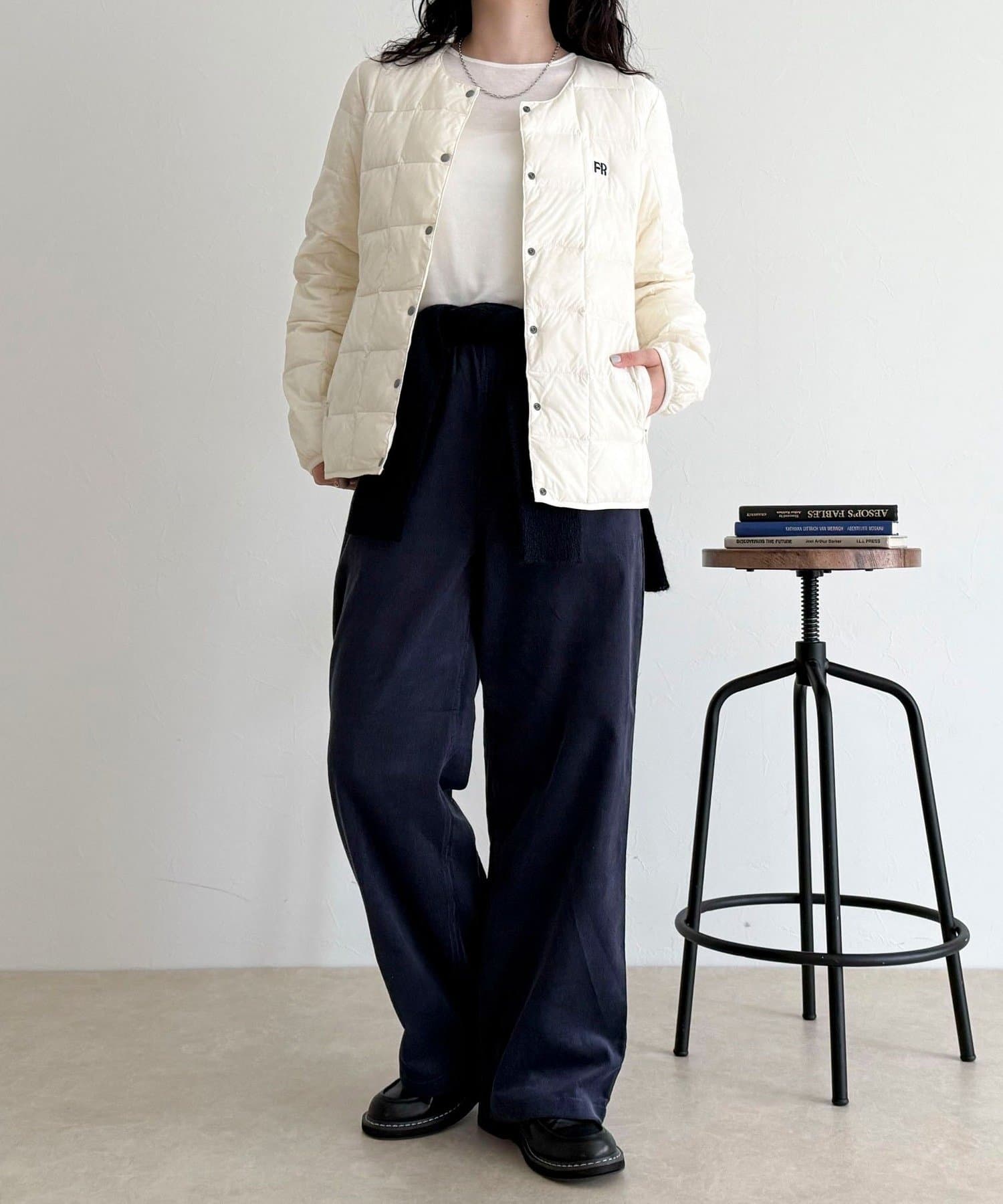 別注》【TAION/タイオン】CREW NECK BUTTON ダウン | FREDY