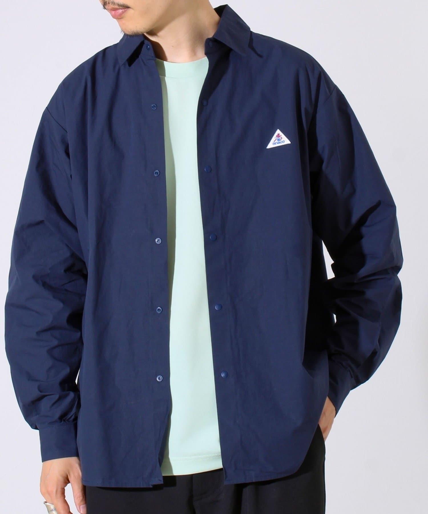 diesel コットンツイル　スナップボタン　シャツジャケット Diesel スナップボタン シャツ | ブラック | FARFETCH JP