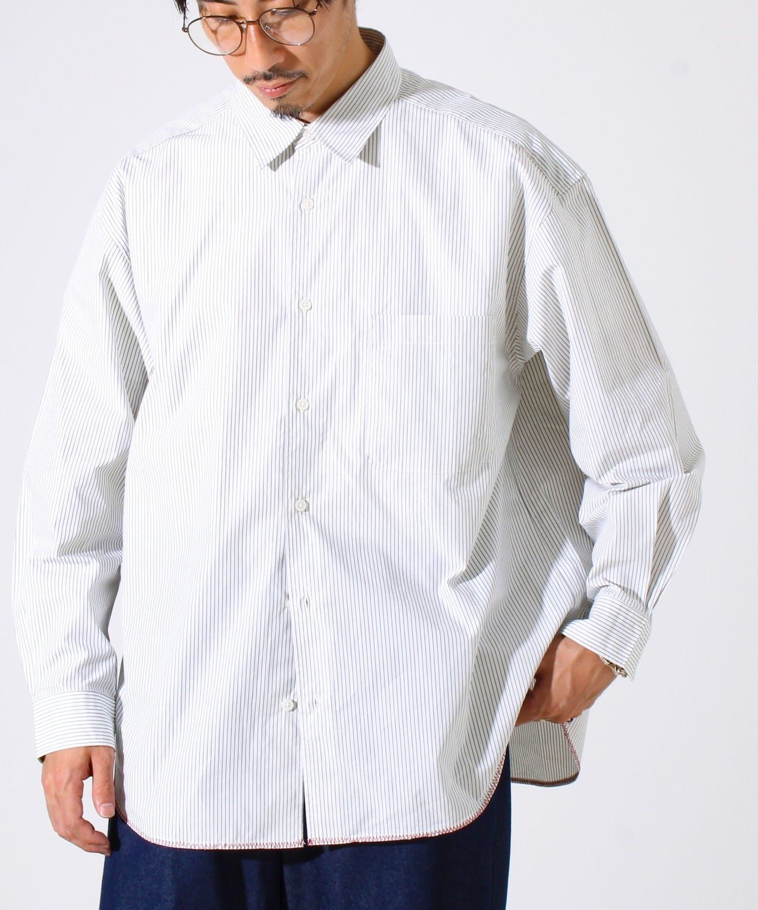 The Guilty Parties 半袖シャツ グレー系 ストライプ 半袖ワイシャツ ストライプ グレー CHOYA SHIRT FACTORY｜CHOYA