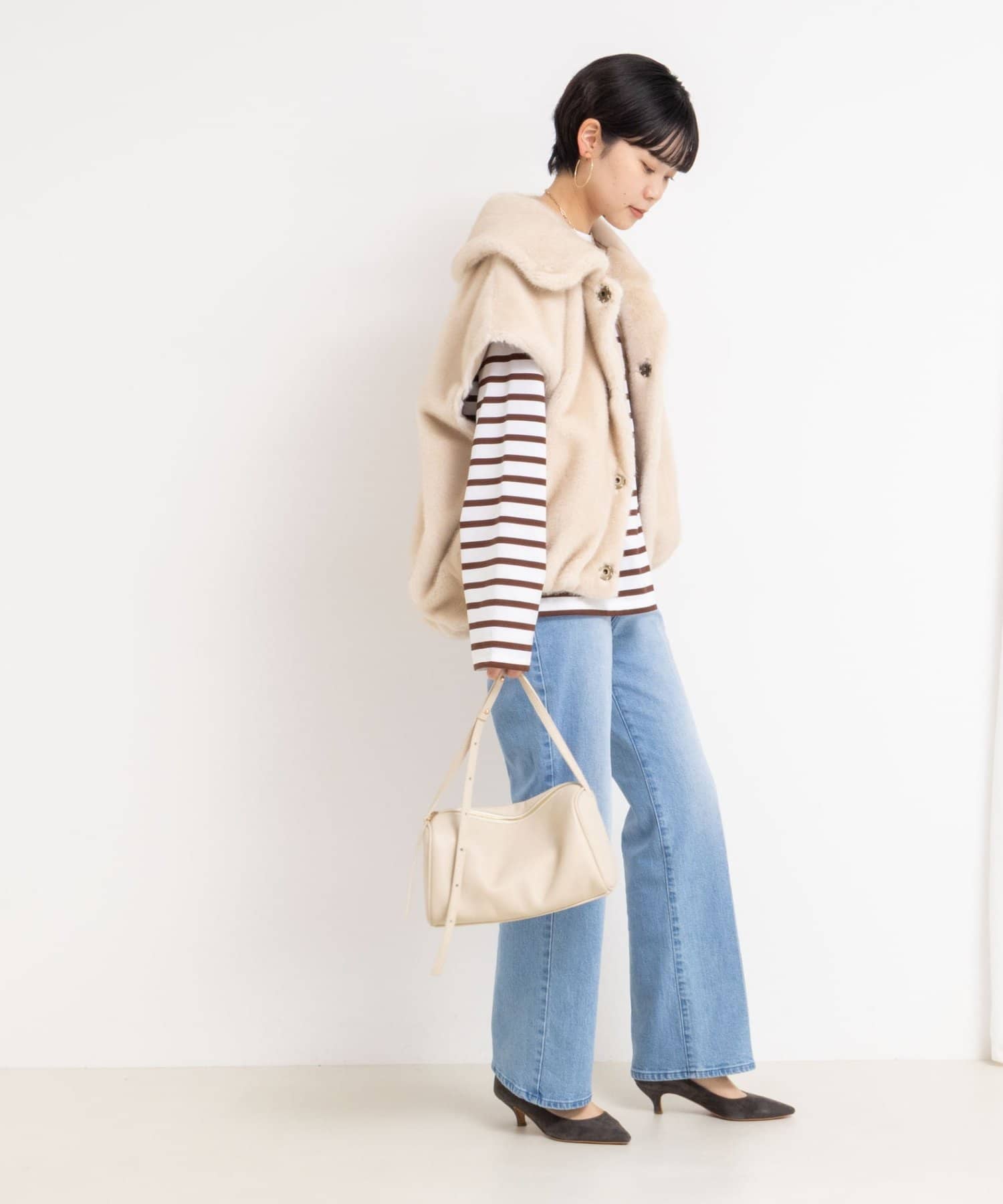 エコファー衿付ベスト | NOLLEY'S(ノーリーズ)レディース | PAL