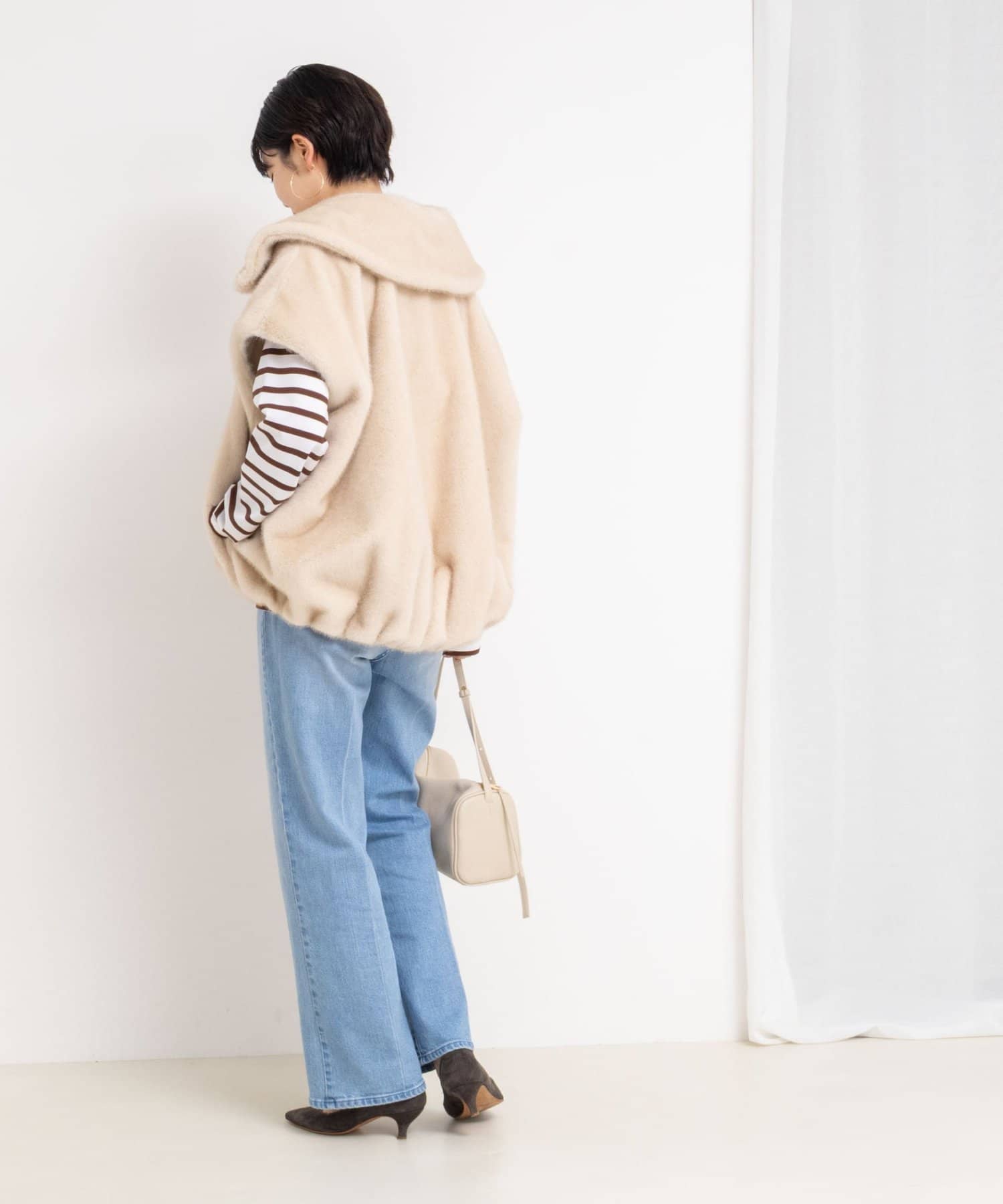 エコファー衿付ベスト | NOLLEY'S(ノーリーズ)レディース | PAL