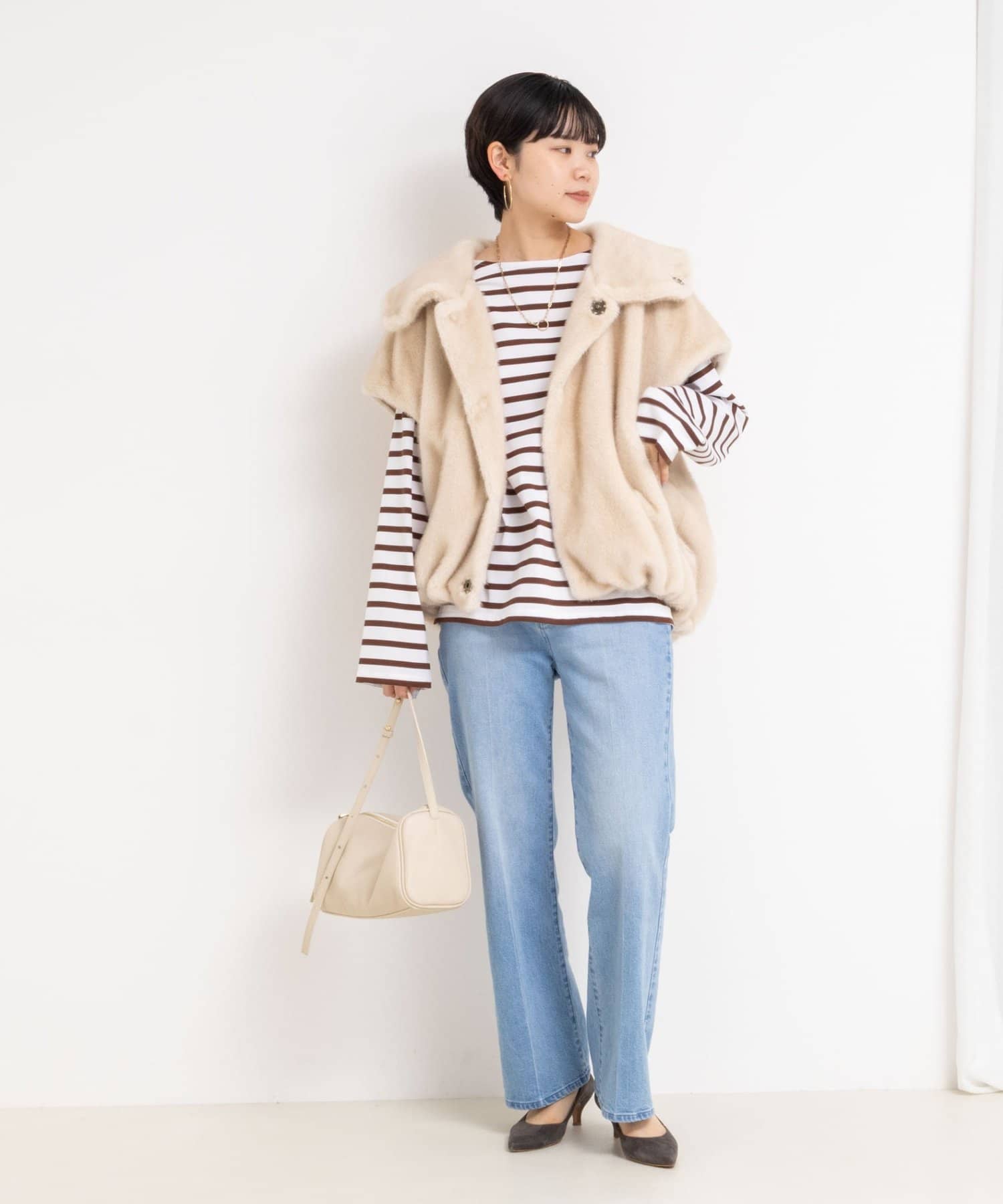 エコファー衿付ベスト | NOLLEY'S(ノーリーズ)レディース | PAL