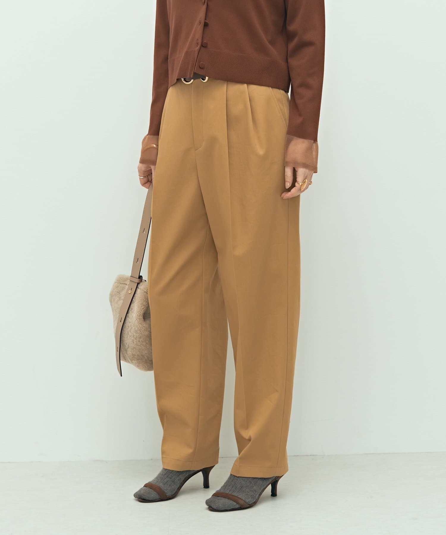 NOLLEY'S(ノーリーズ) ウォッシャブル Premium TWLL オトナチノパンツ