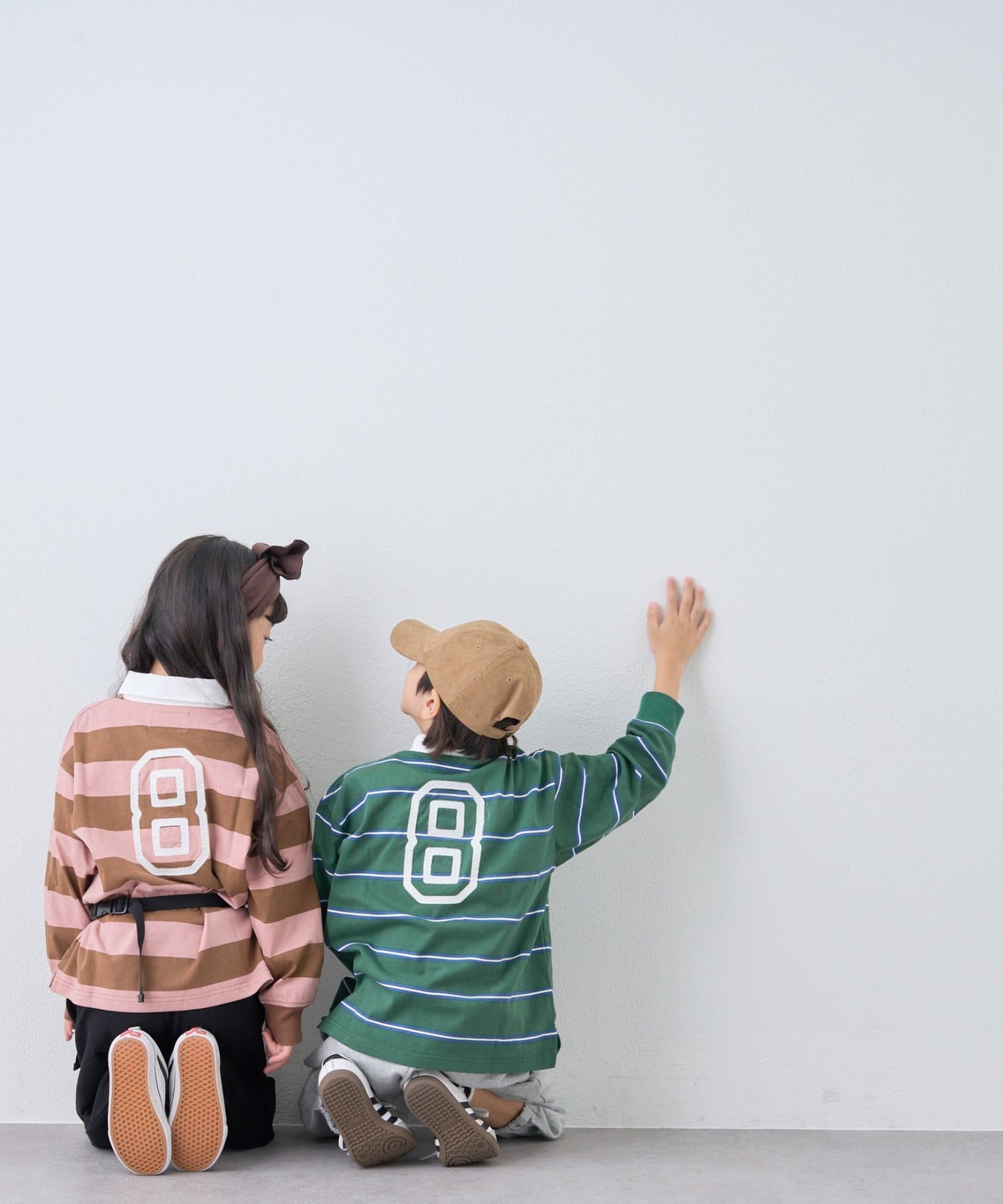 CIAOPANIC TYPY(チャオパニックティピー) 【KIDS】【FOX×TYPY】ボーダーラガーシャツ