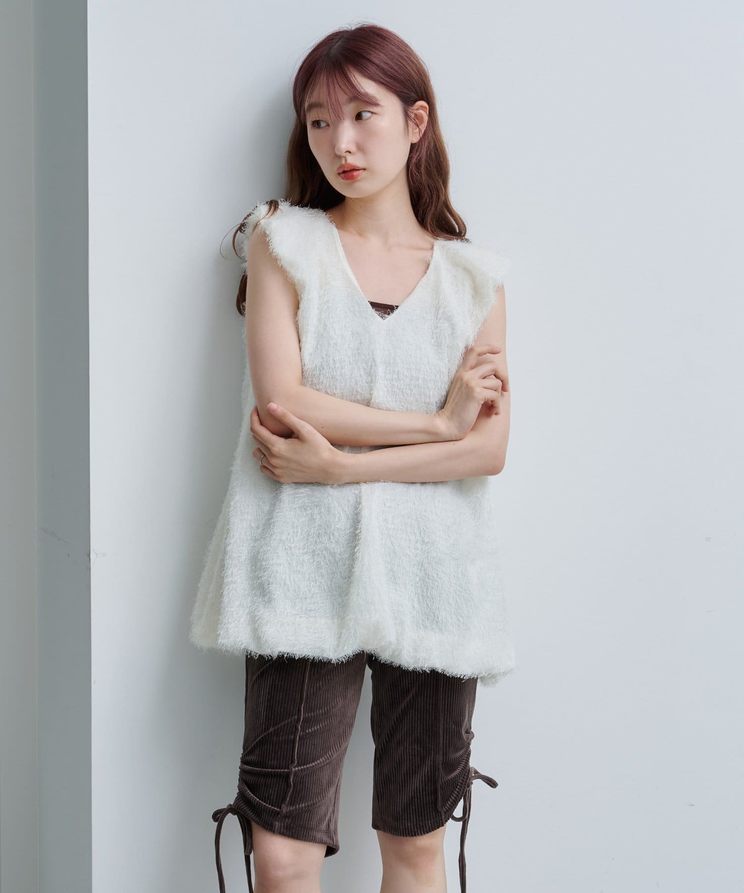 Kastane(カスタネ) 【9.6(土)12:00発売/オーダー会先行アイテム/店舗入荷あり】バルーンシャギーチュニック