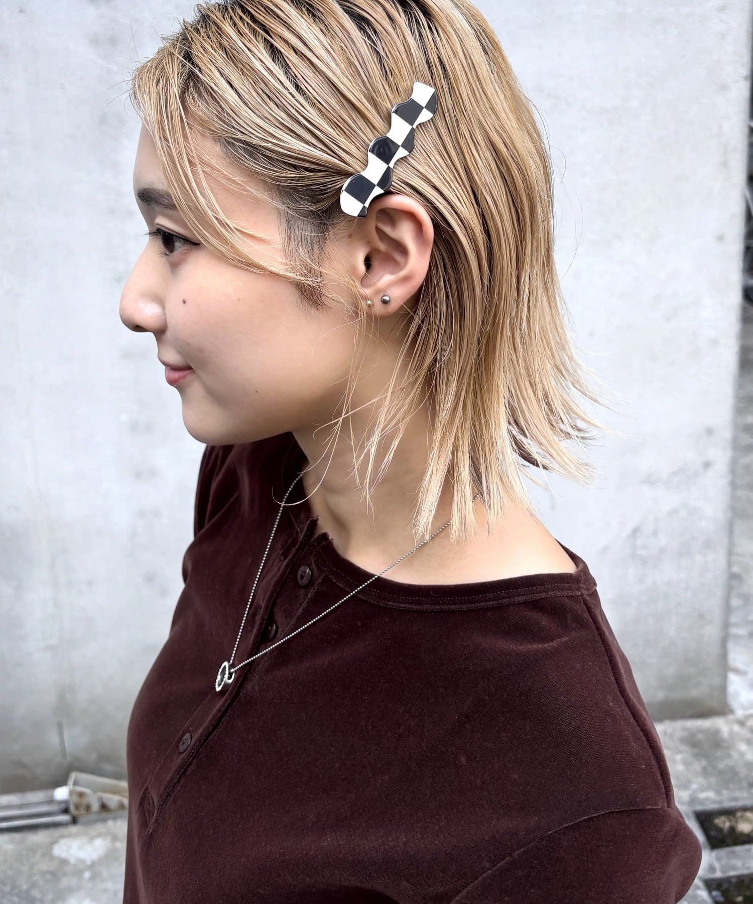 WHO’S WHO gallery(フーズフーギャラリー) チェッカーヘアクリップセット