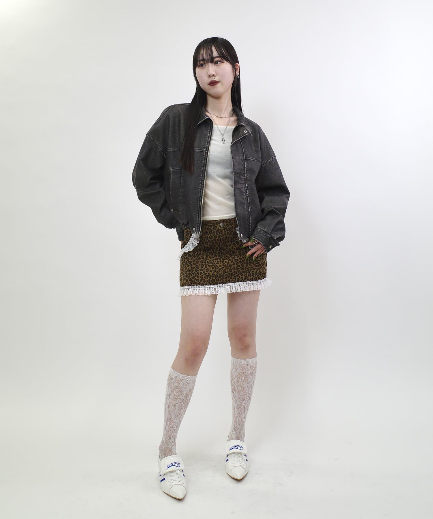 OUTLET(アウトレット) 【WHO'S WHO gallery】ヴィンテージライクレザーブルゾン